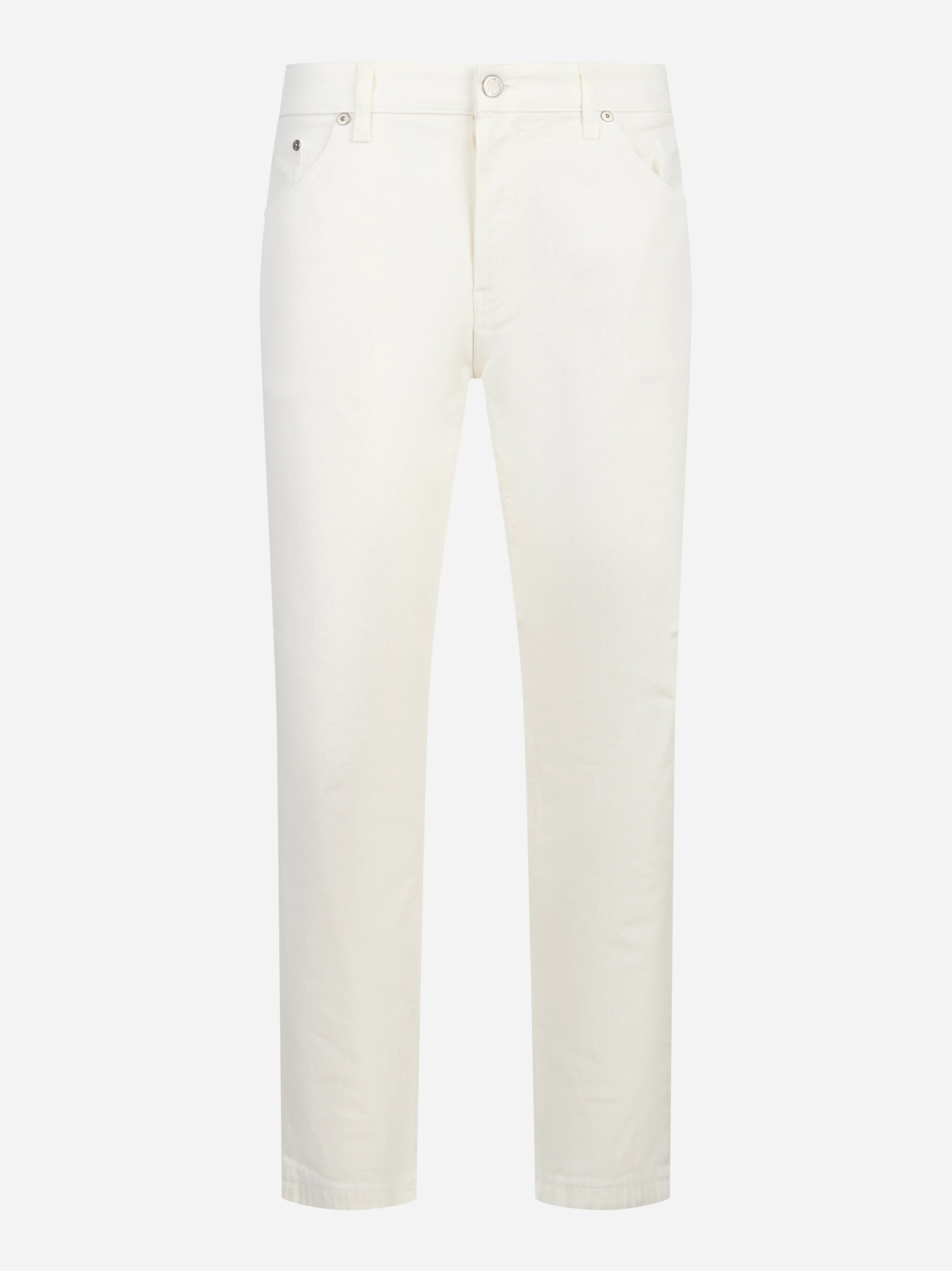 Jeans Rebel carrot fit in denim fermo bianco