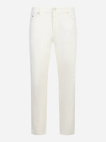 Jeans Rebel carrot fit in denim fermo bianco