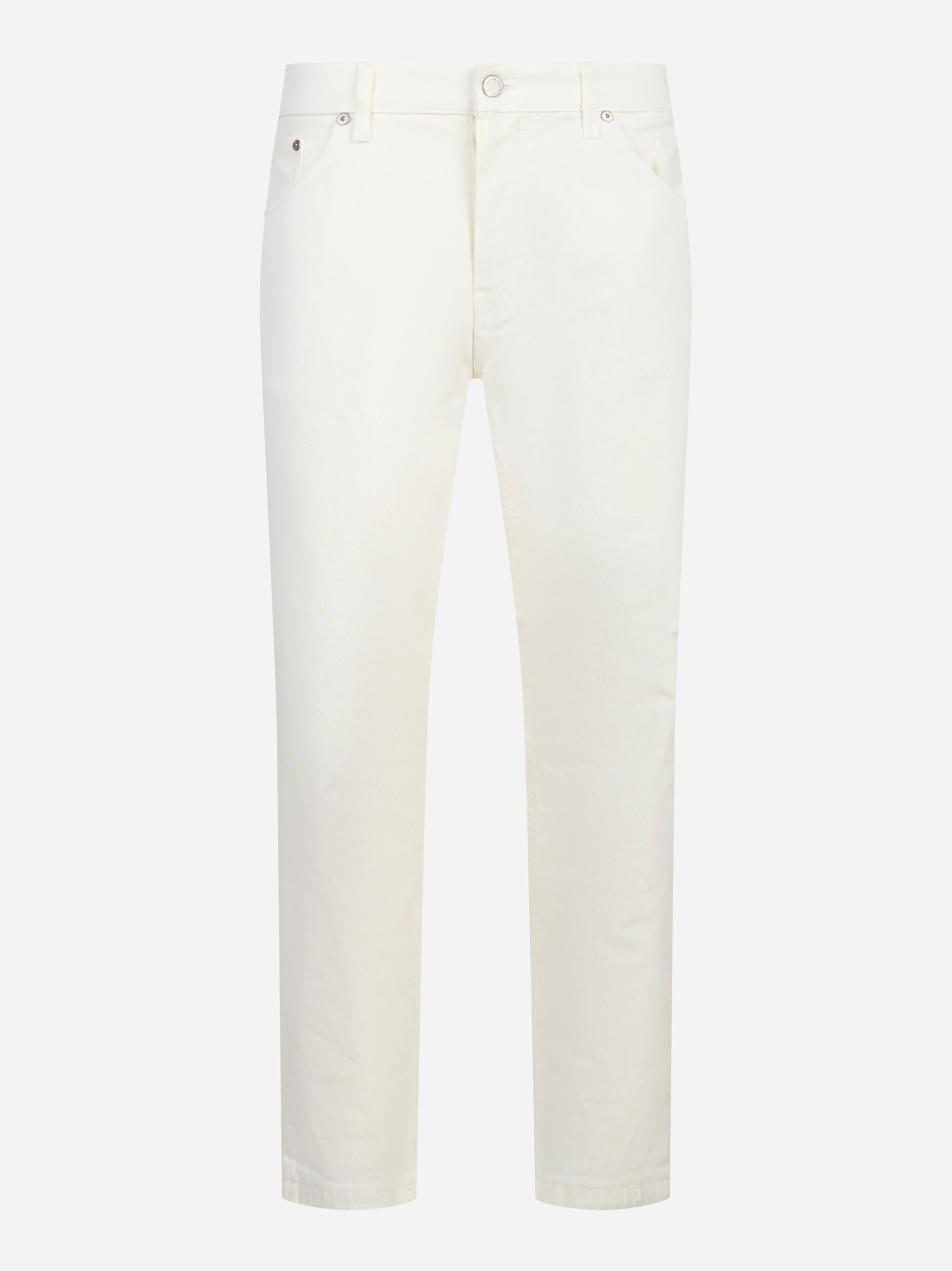 Jeans Rebel carrot fit in denim fermo bianco