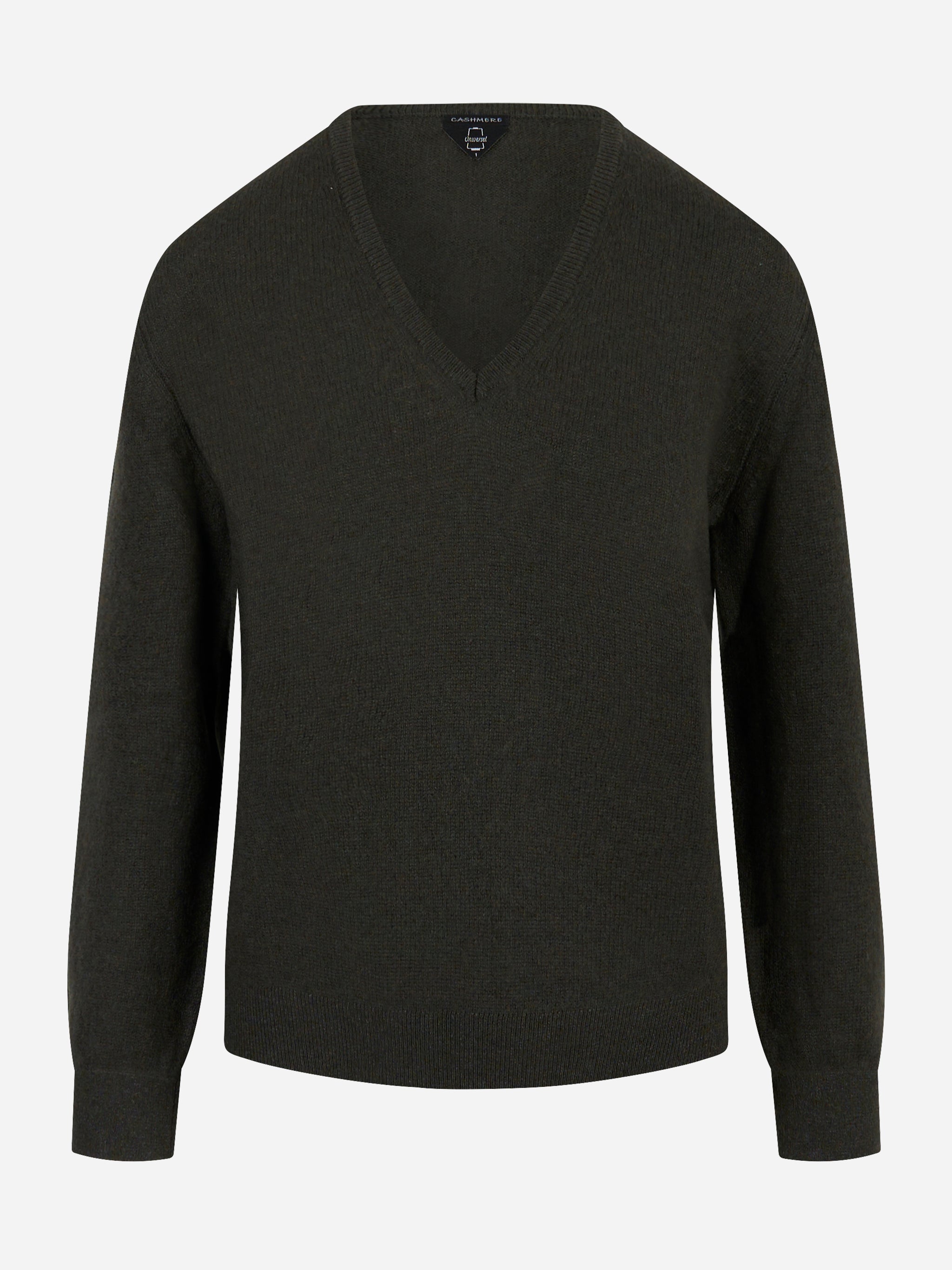 Maglia scollo V in cashmere Verde