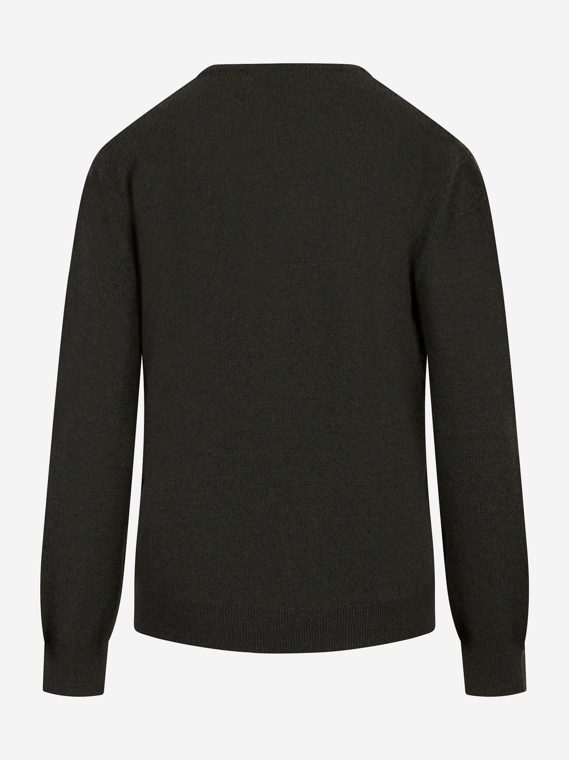 Maglia scollo V in cashmere Verde