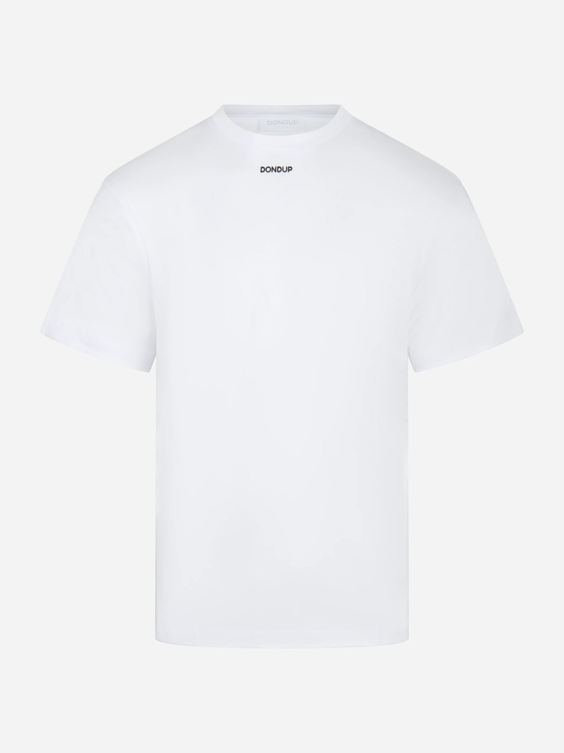 T-shirt bianca manica corta con logo