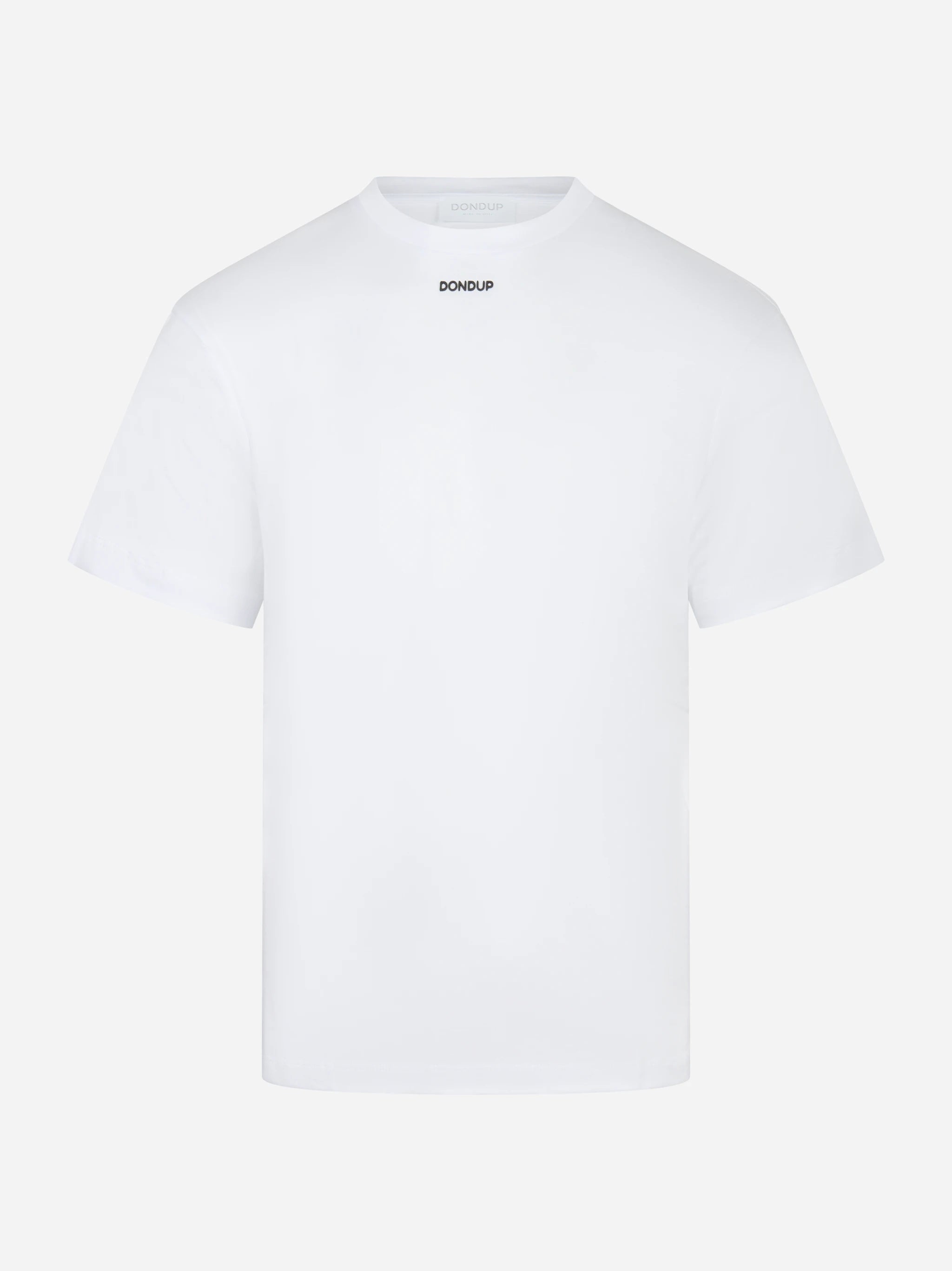 T-shirt bianca manica corta con logo