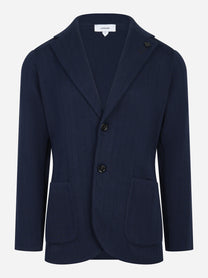 Giacca Maglia in cotone blu