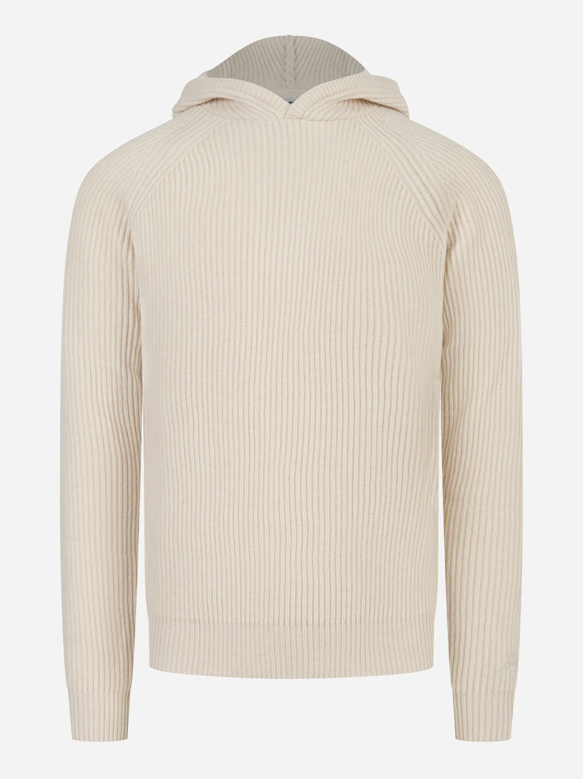 Maglia Malcolm con cappuccio in lana Beige