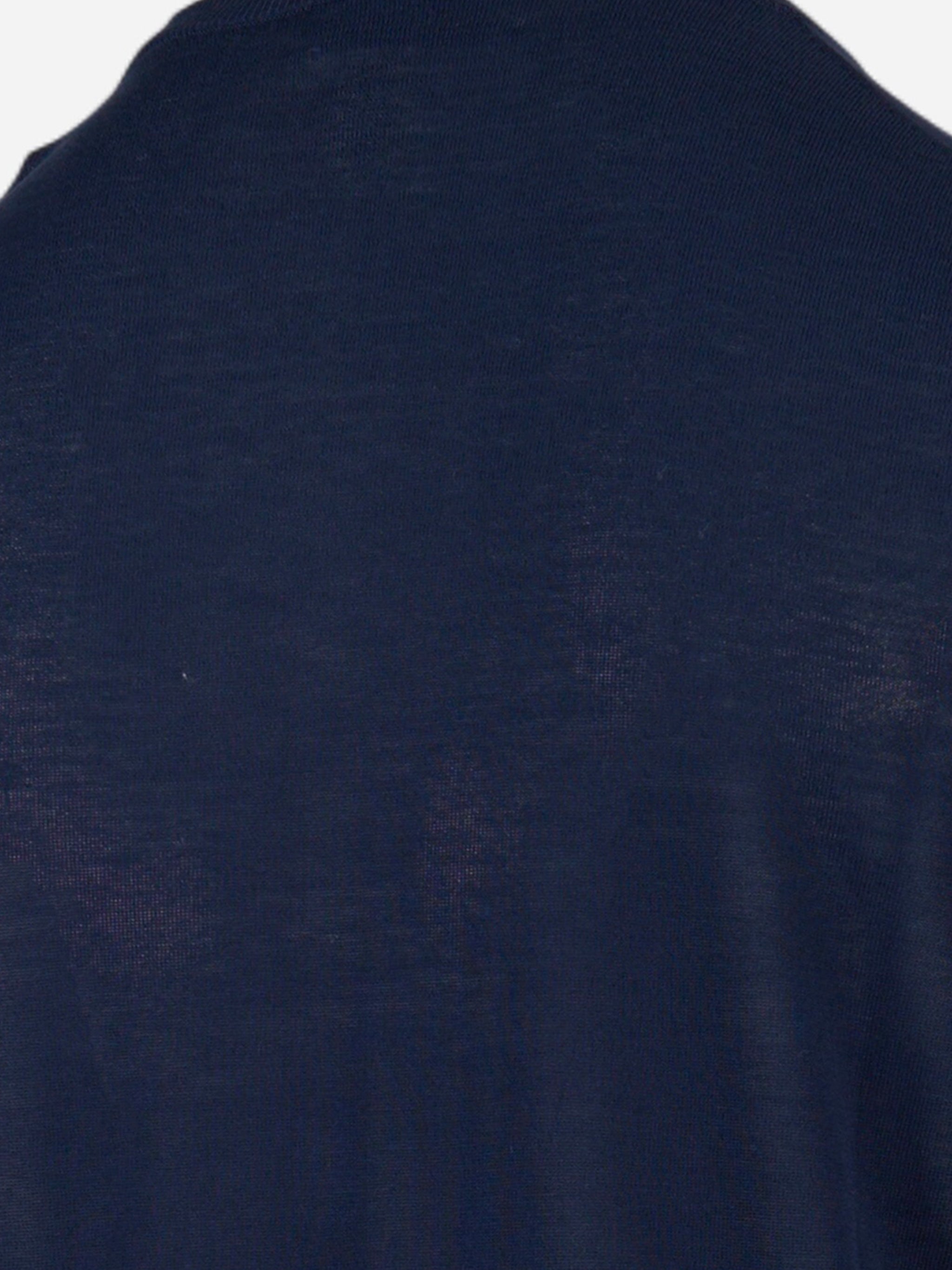 Maglia manica lunga in cotone Blu