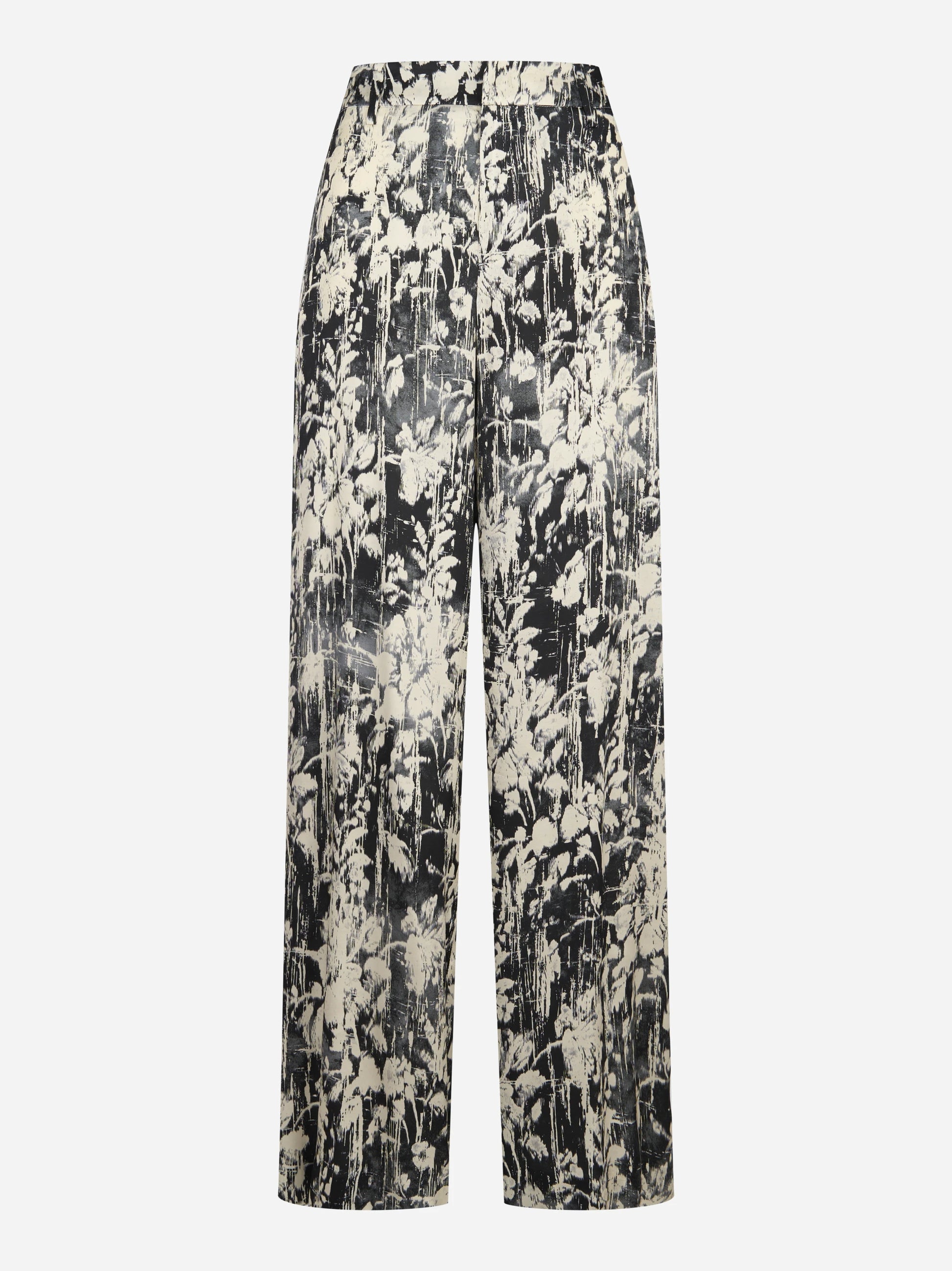 Pantalone Lorenza wide leg con stampa floreale