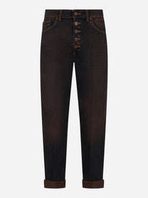 Jeans Koons loose fit in denim sovrattinto Blu