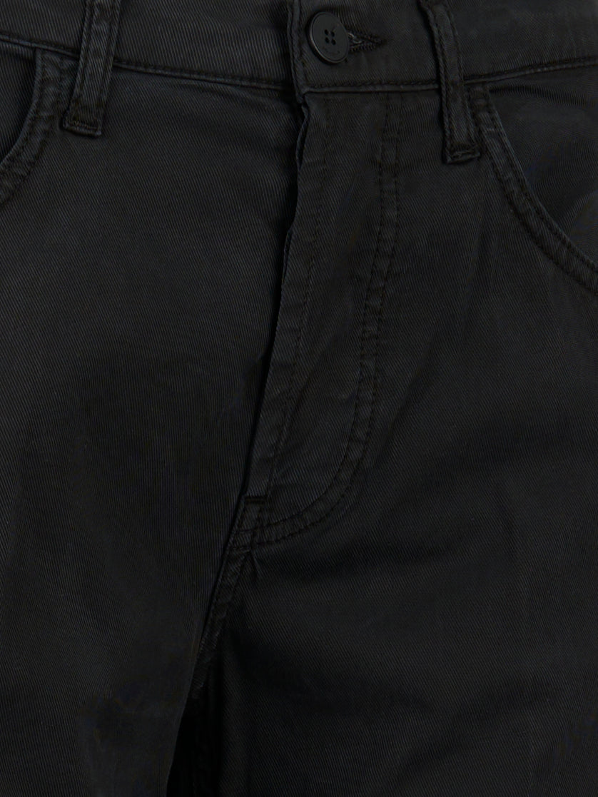 Pantalone Jacklyn wide leg in cotone e lyocell Nero