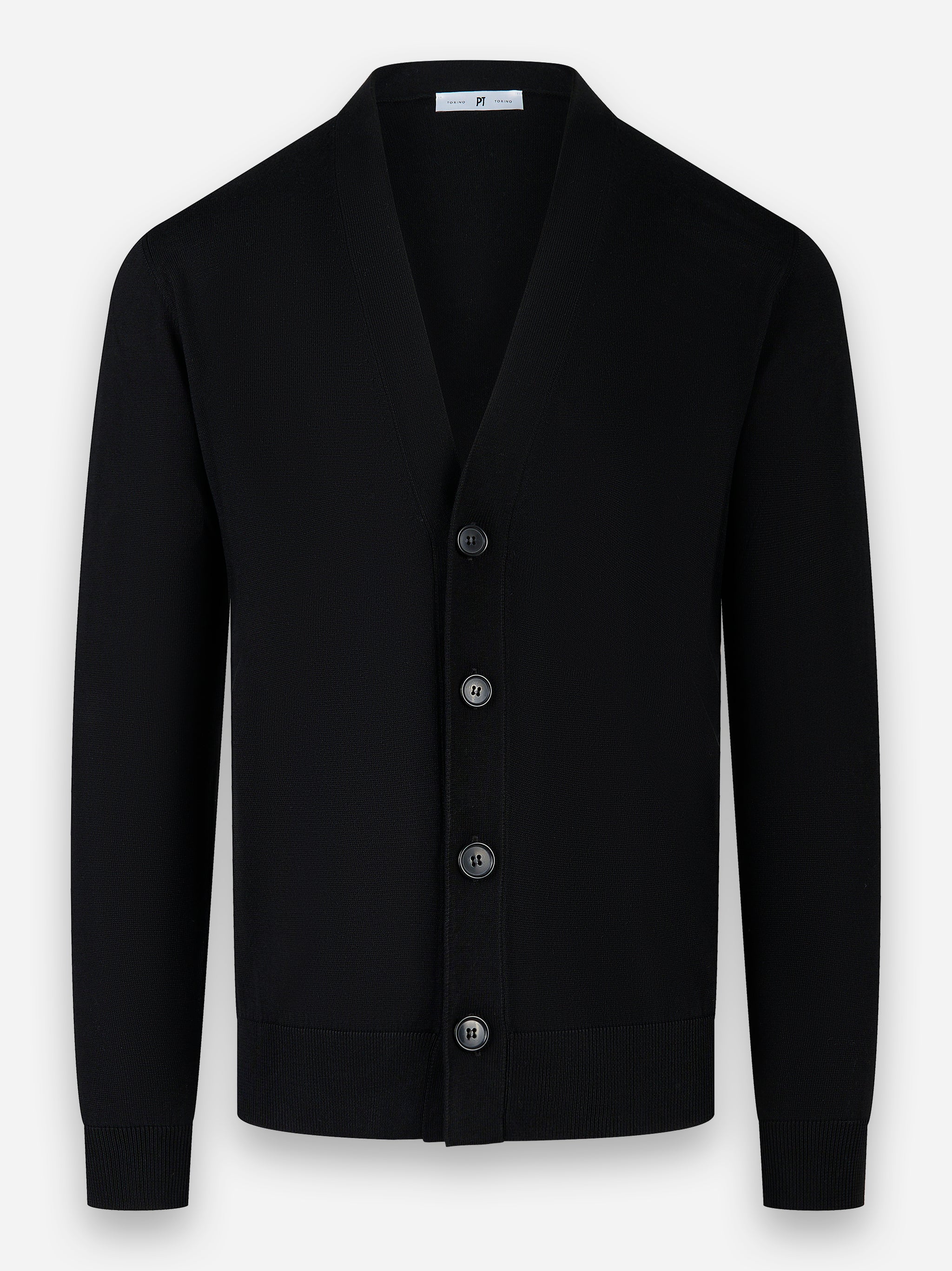 Cardigan finezza 12 Nero