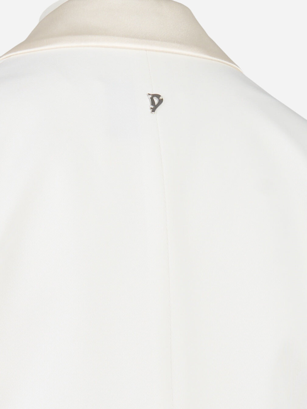 Blazer smoking con un bottone Bianco