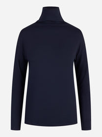 Dolcevita in viscosa stretch Blu