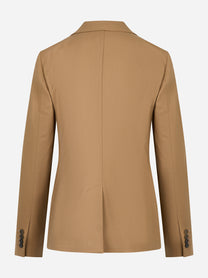 Blazer monopetto in lana stretch