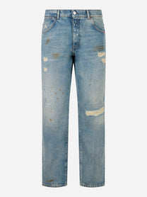 Jeans loose fit James con dettagli used
