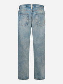 Jeans loose fit James con dettagli used
