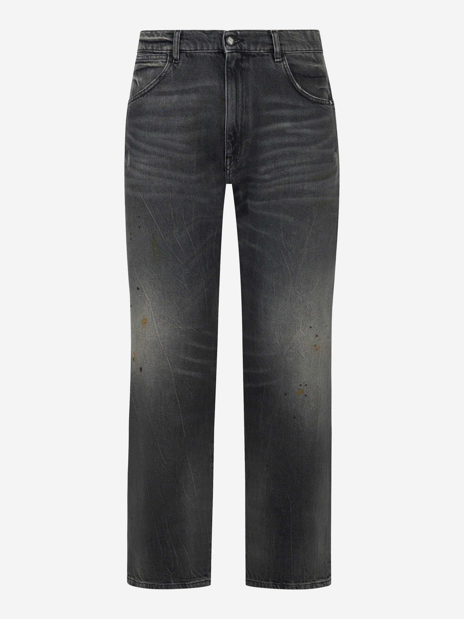 Jeans loose fit james in denim fermo nero