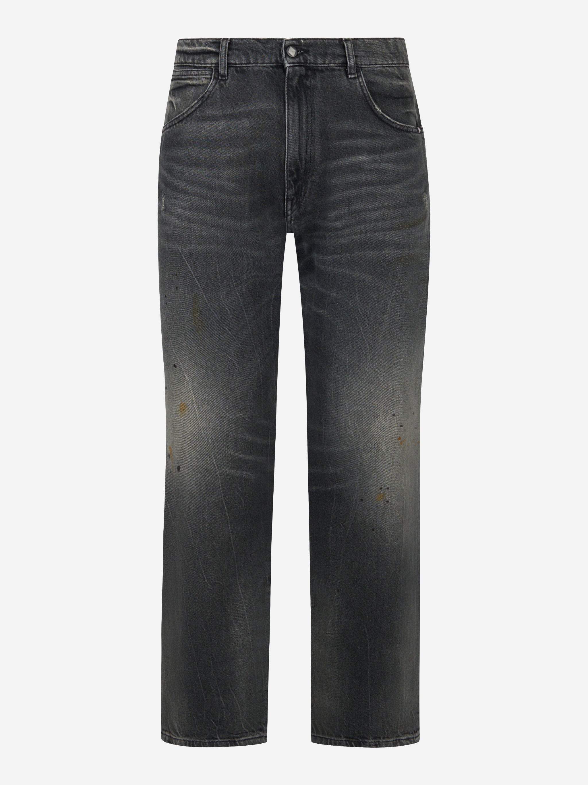 Jeans loose fit james in denim fermo nero