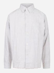 Camicia loose fit in oxford Bianco