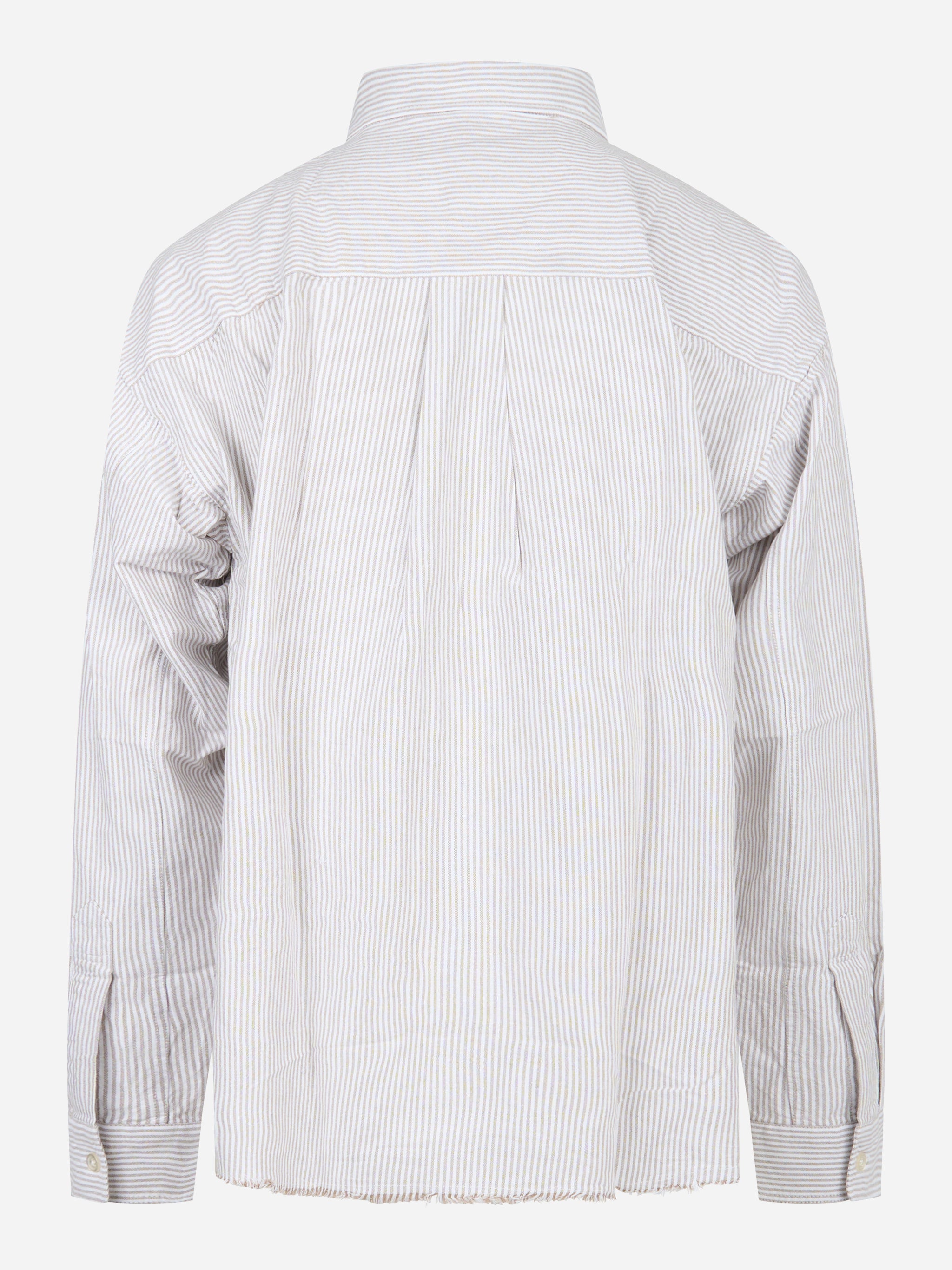 Camicia loose fit in oxford Bianco