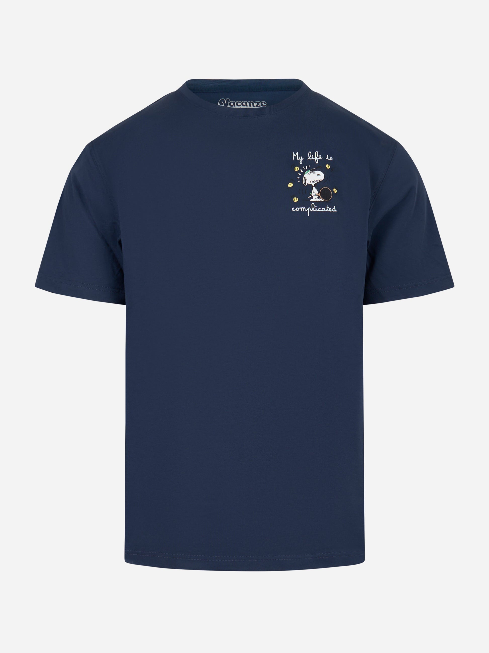 T-shirt Arnott My Life Is Complicated Blu