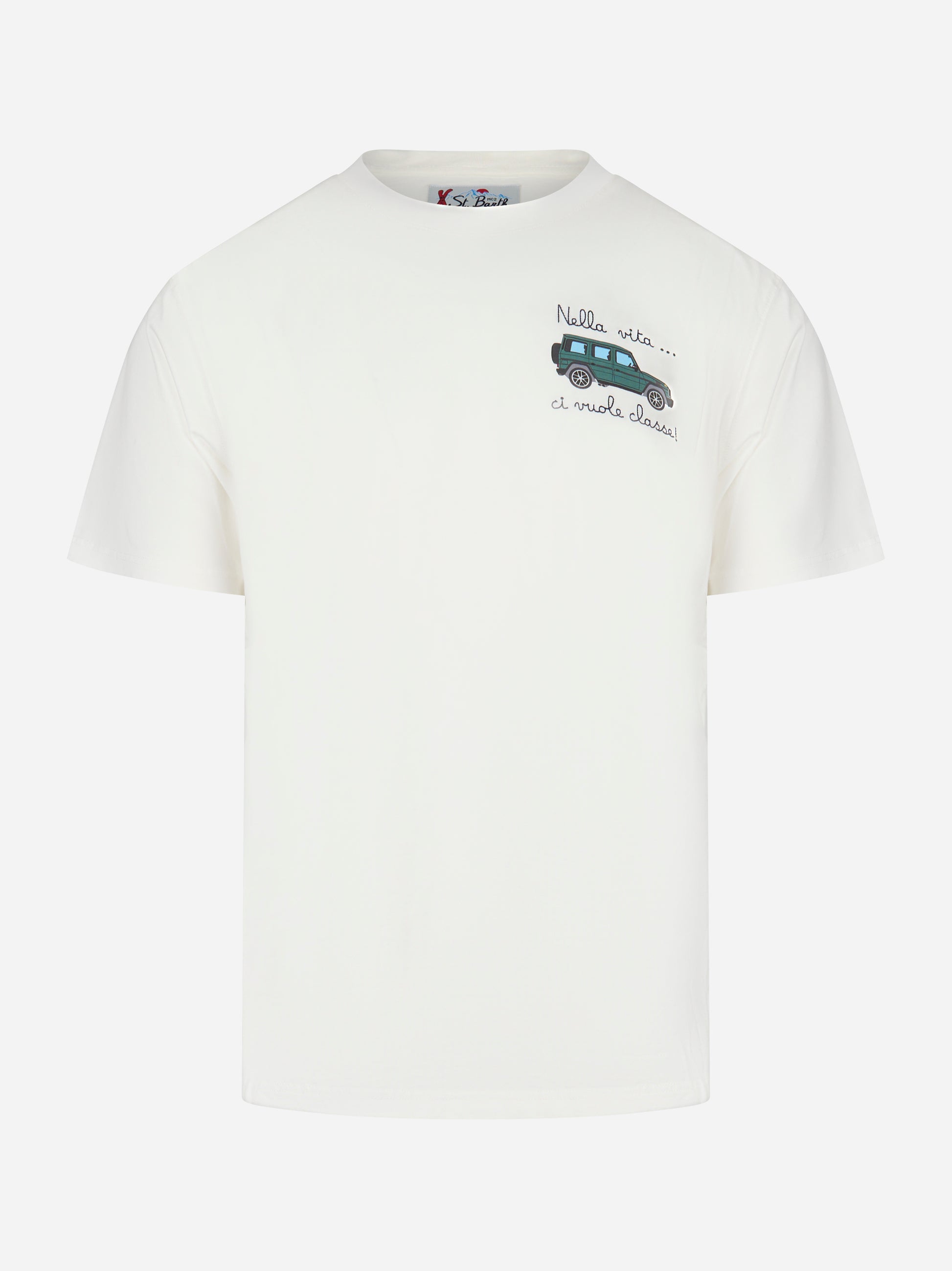 T-shirt Arnott Nella Vita Ci Vuole Classe Bianca