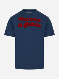 T-shirt Arnott Vacanze di Natale Blu