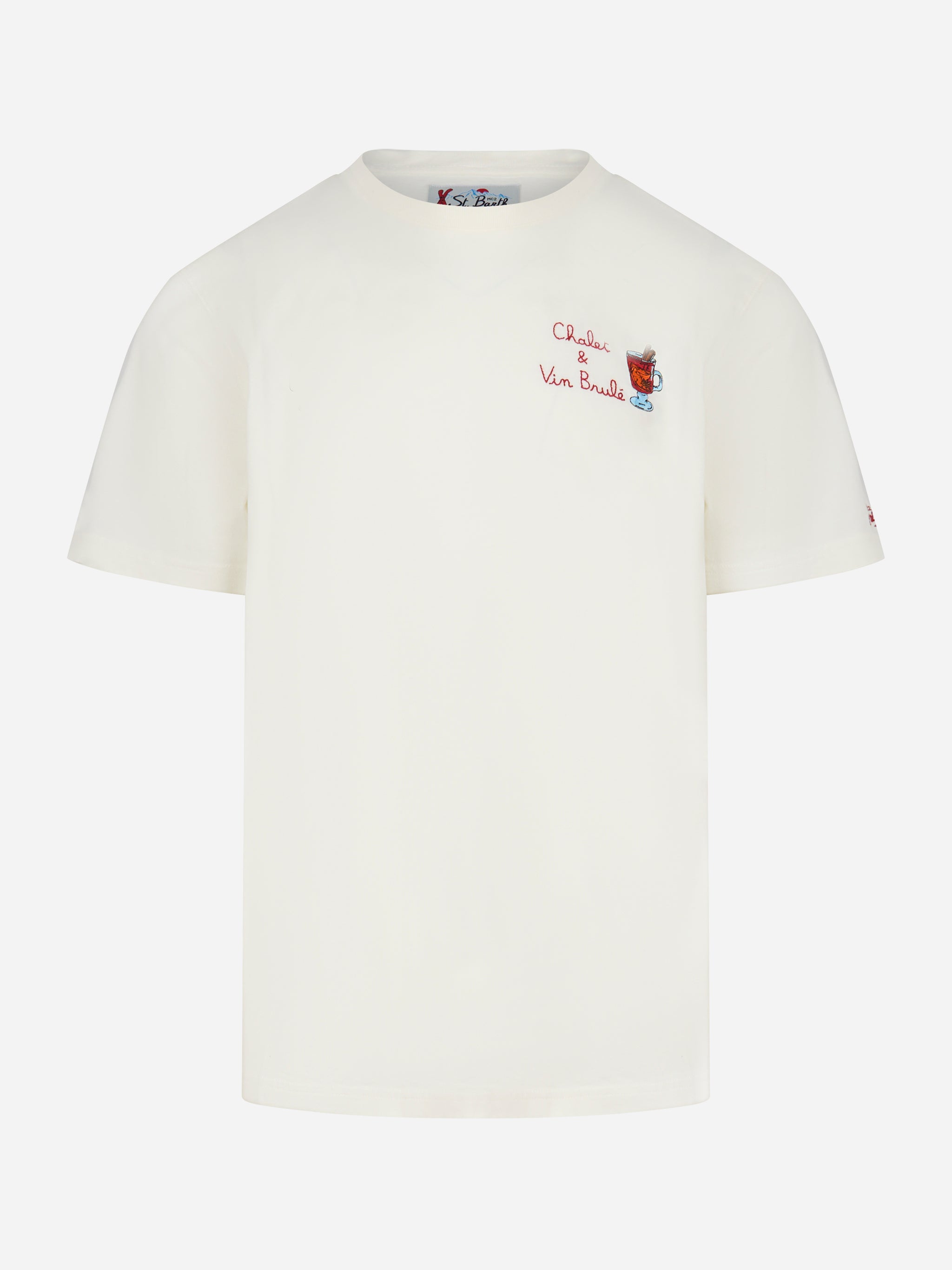 T-shirt Arnott Chalet e Vin Brulè Bianca