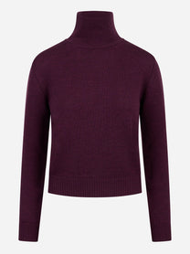 Dolcevita viola in lana merinos