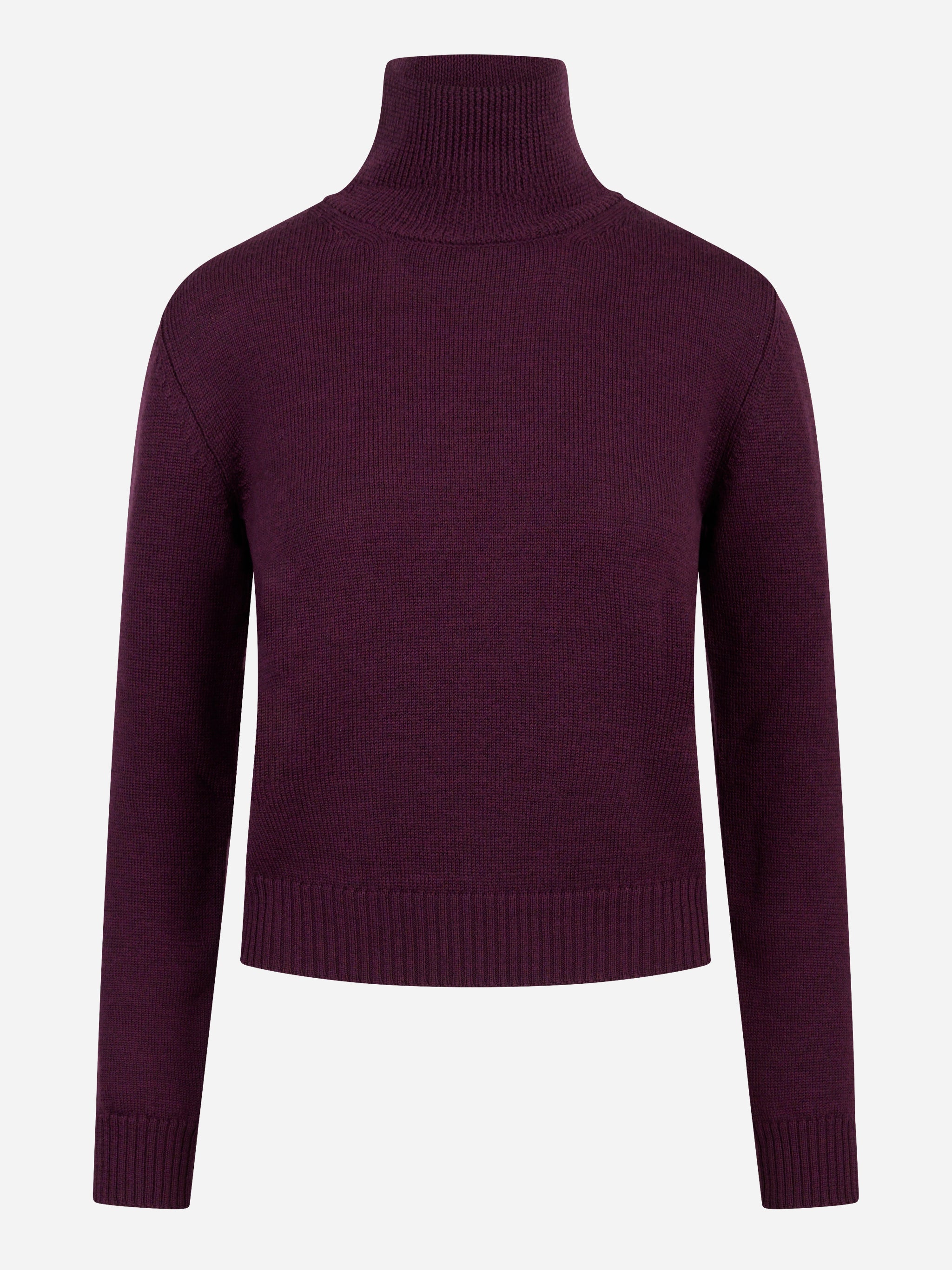 Dolcevita viola in lana merinos