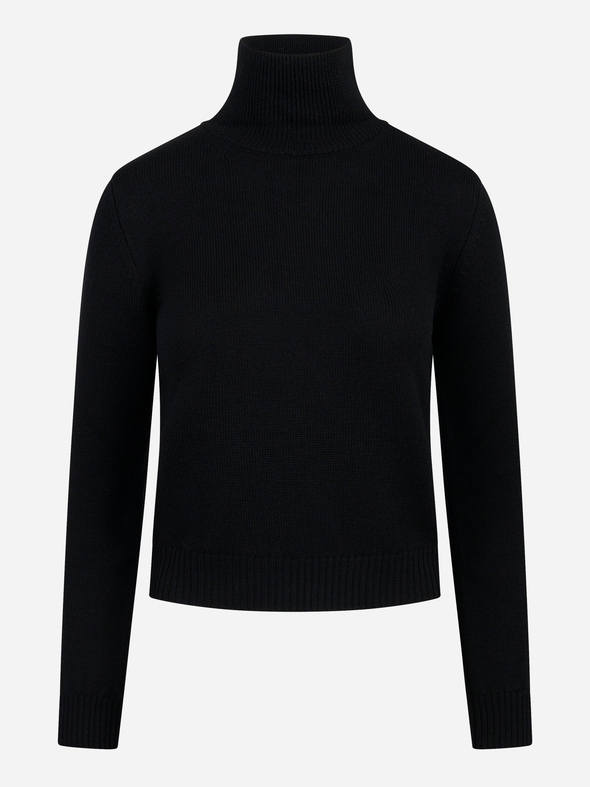 Dolcevita nero in lana merinos