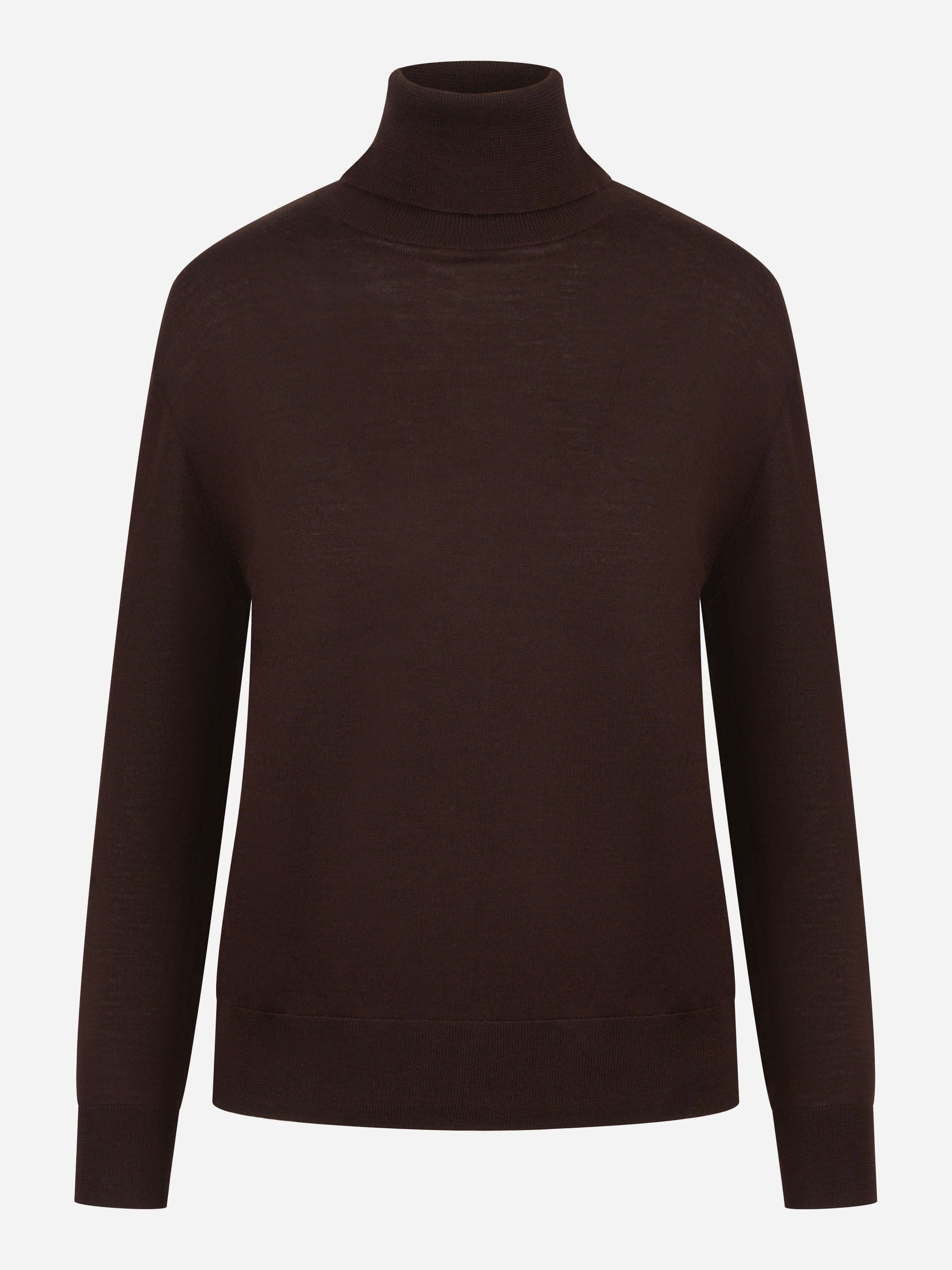 Dolcevita marrone in lana merinos finezza 16