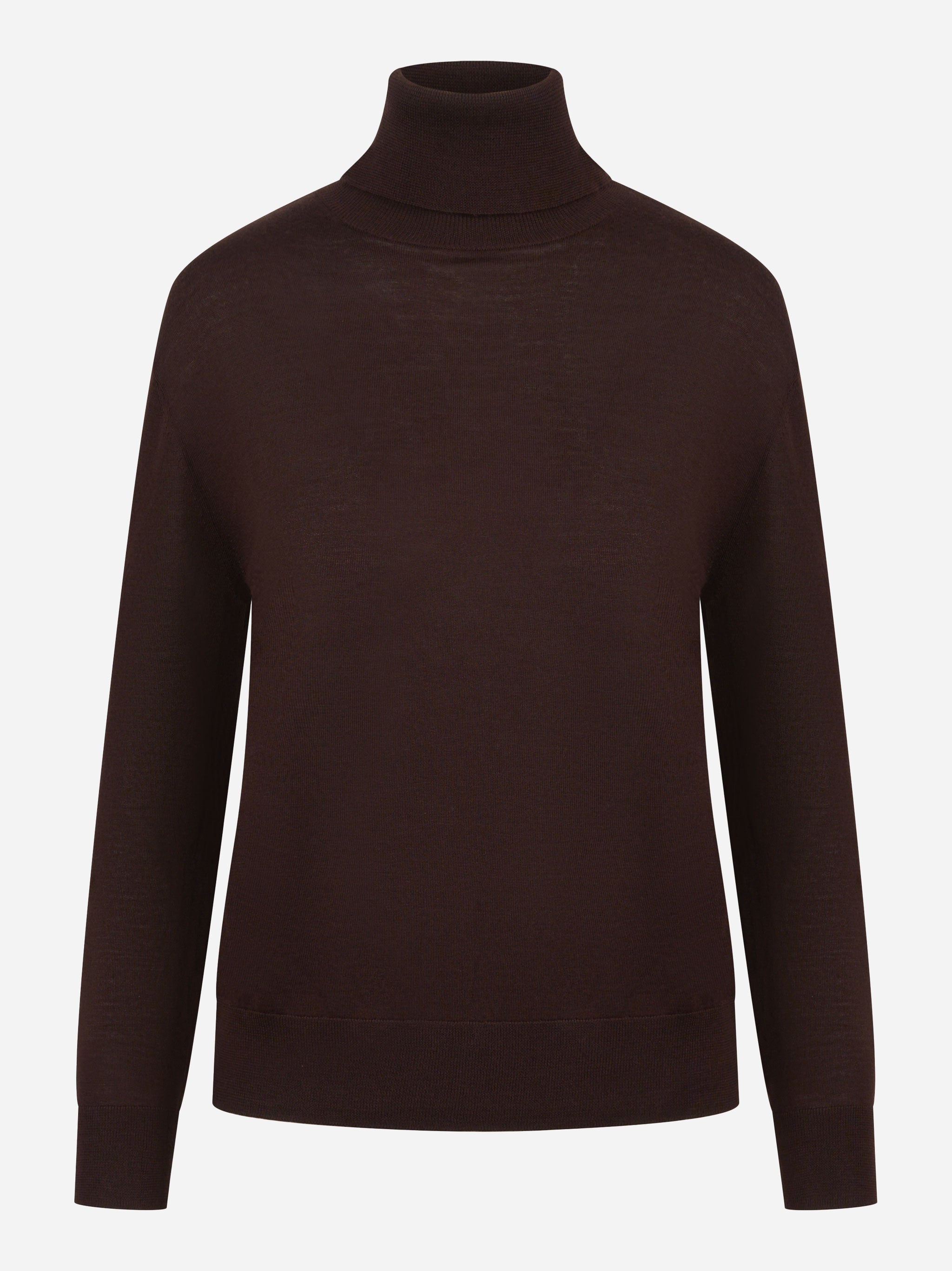 Dolcevita marrone in lana merinos finezza 16