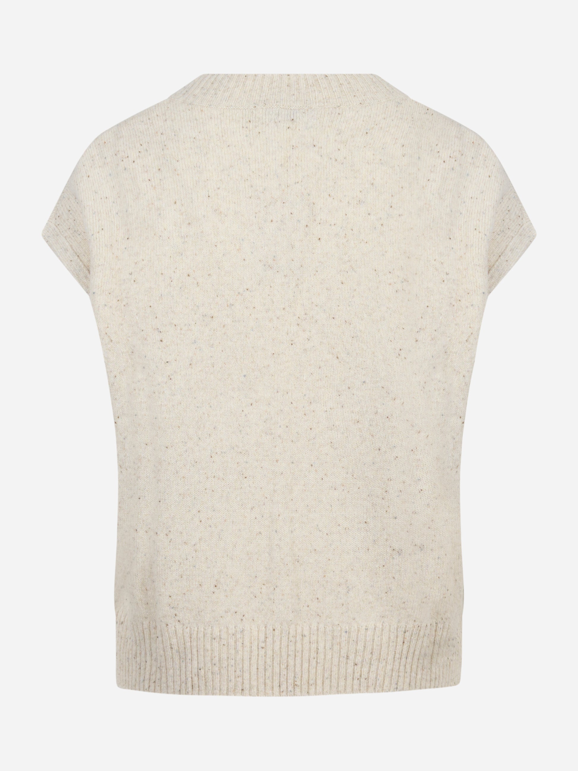 Gilet in lana con motivo diamond