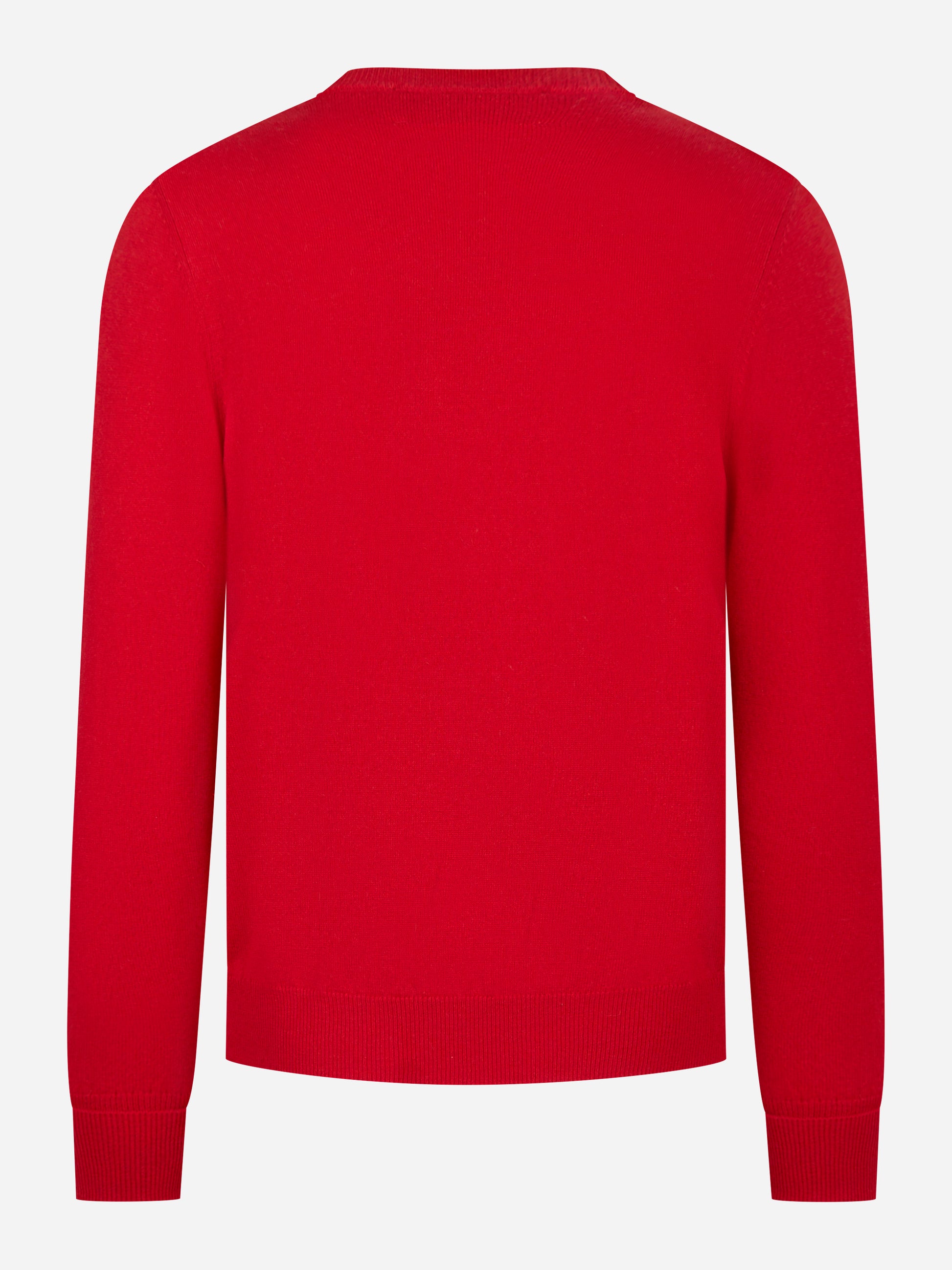 Maglia girocollo in cashmere con motivo diamond