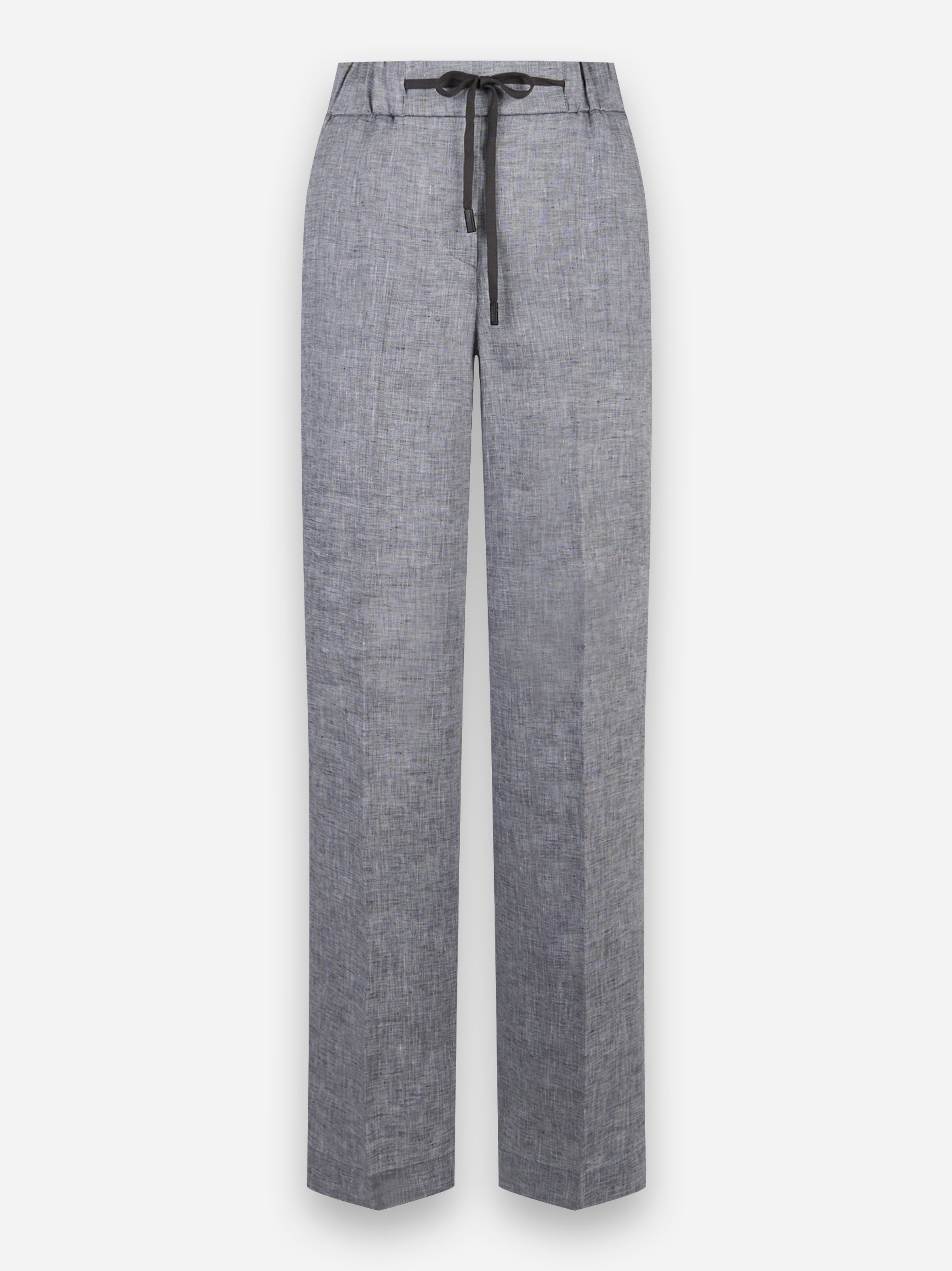 Pantalone in tela leggera di puro lino Grigio