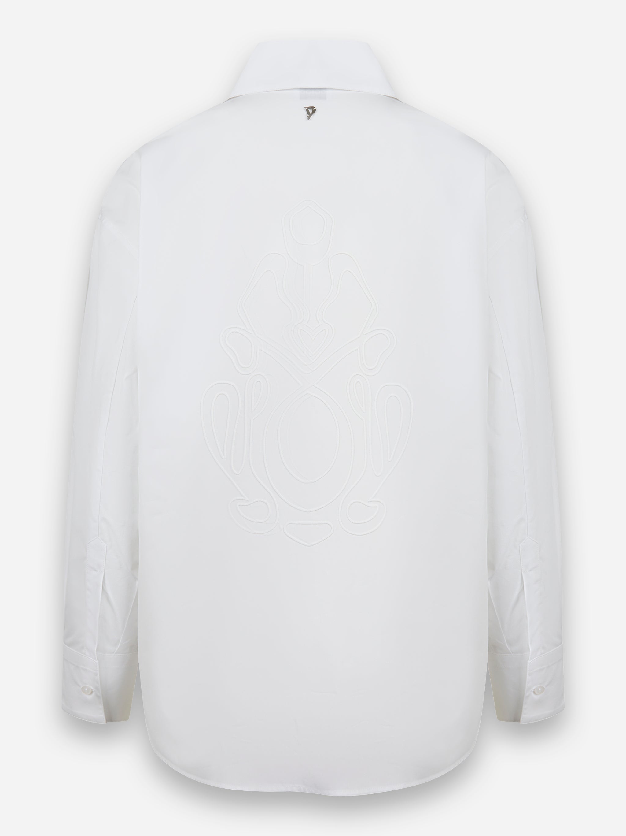 Camicia regular fit con tasche applicate Bianco