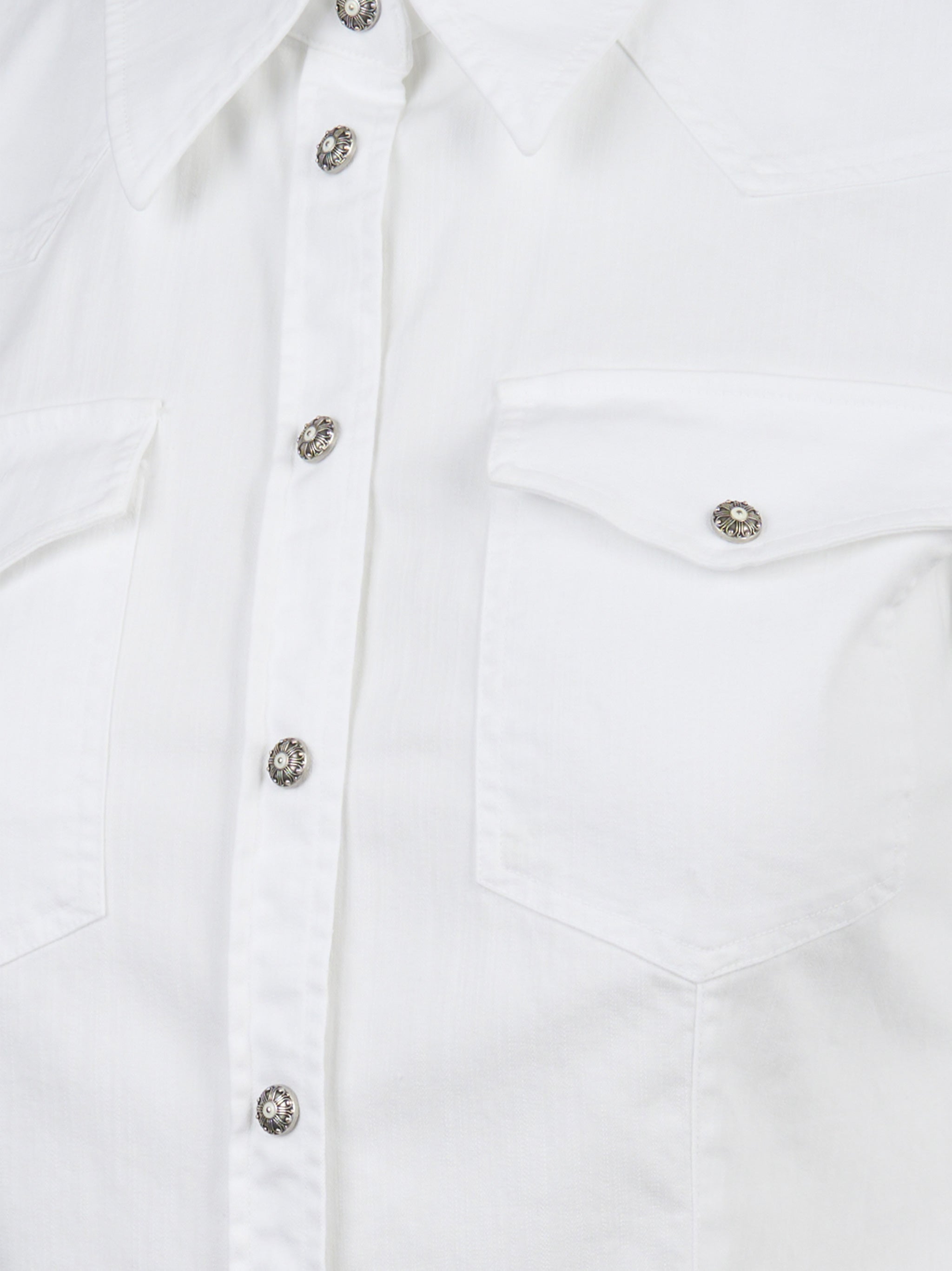 Camicia western Bianco