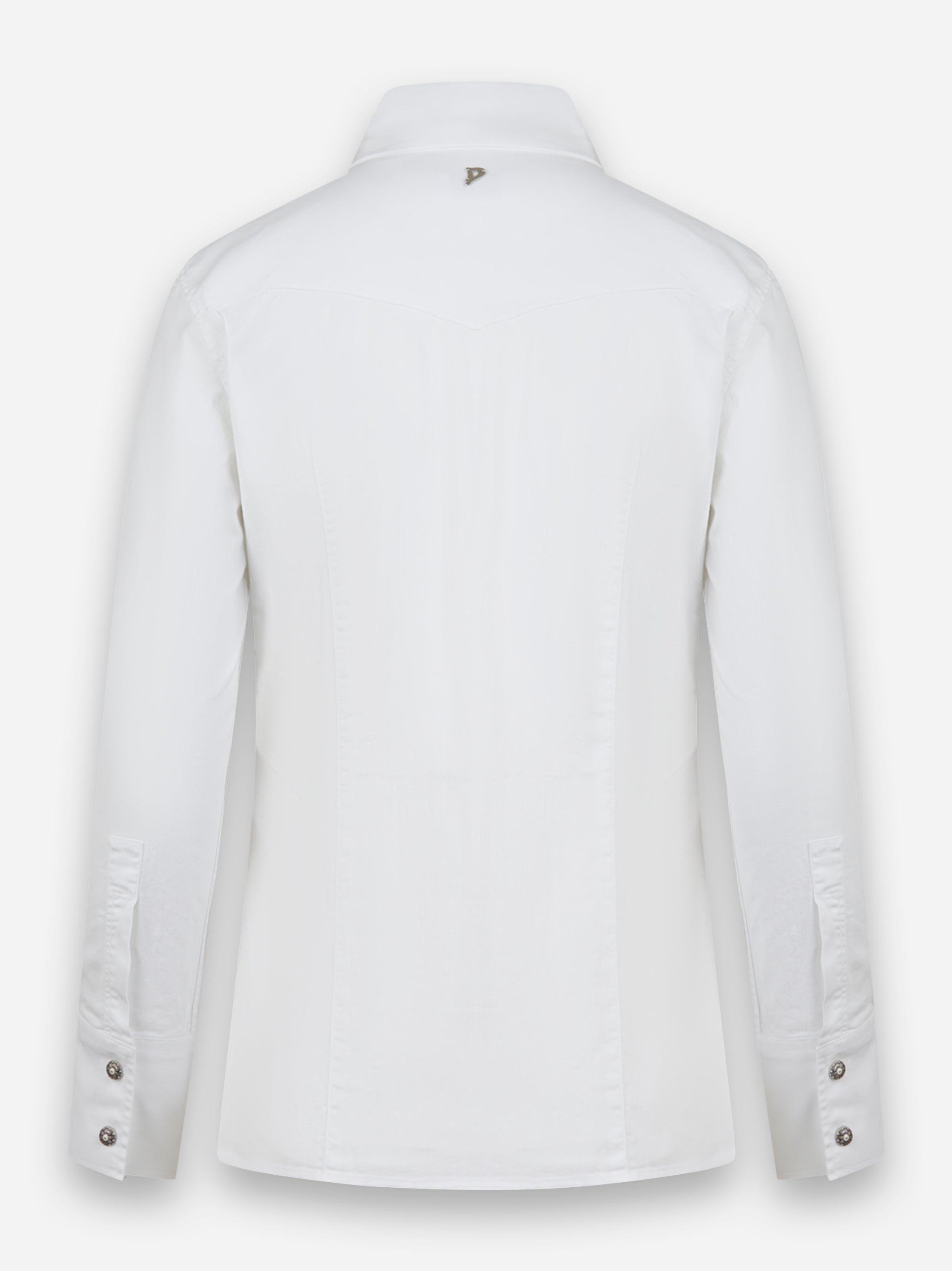 Camicia western Bianco