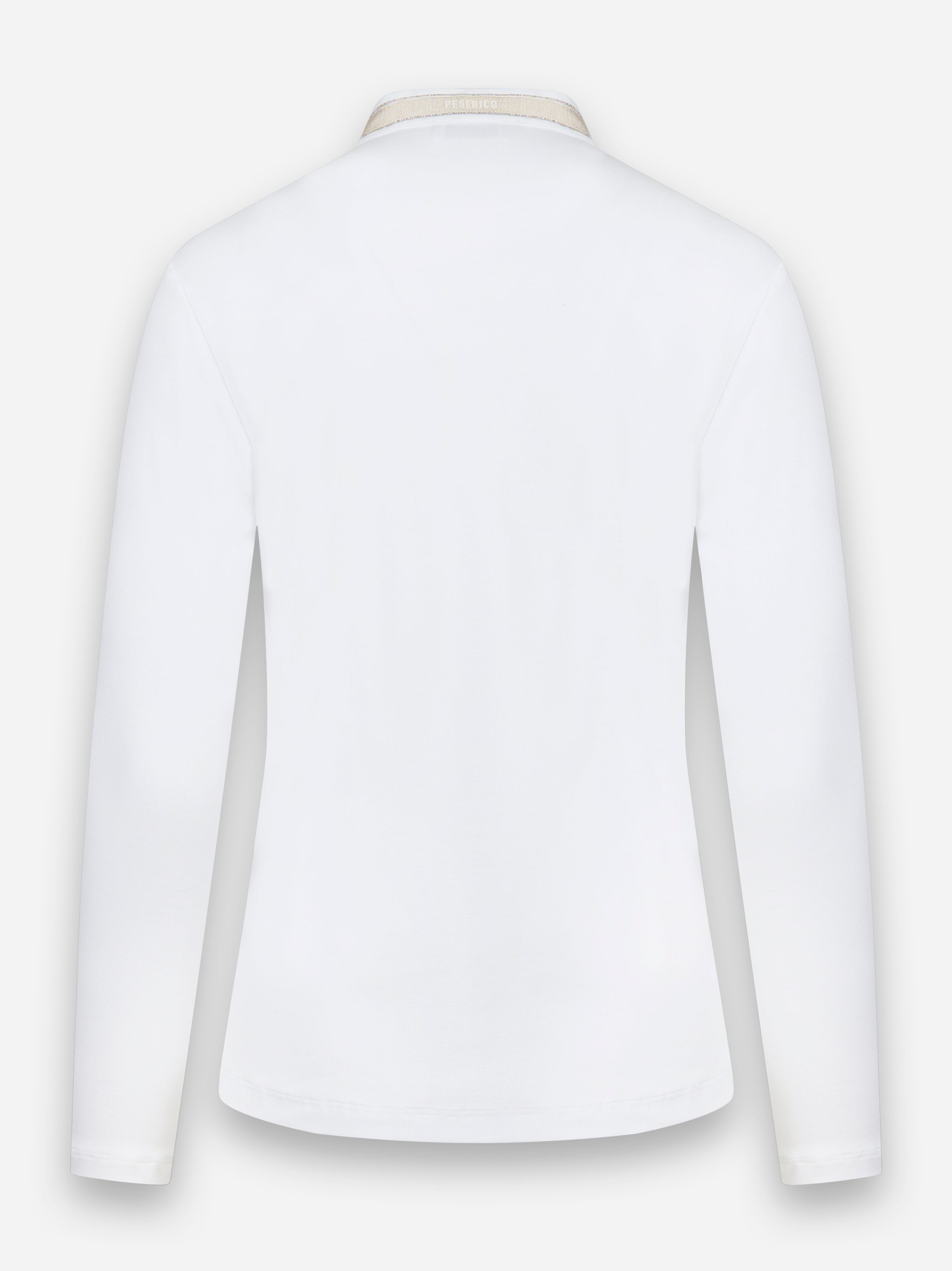 Camicia in popeline di cotone strecth Bianco