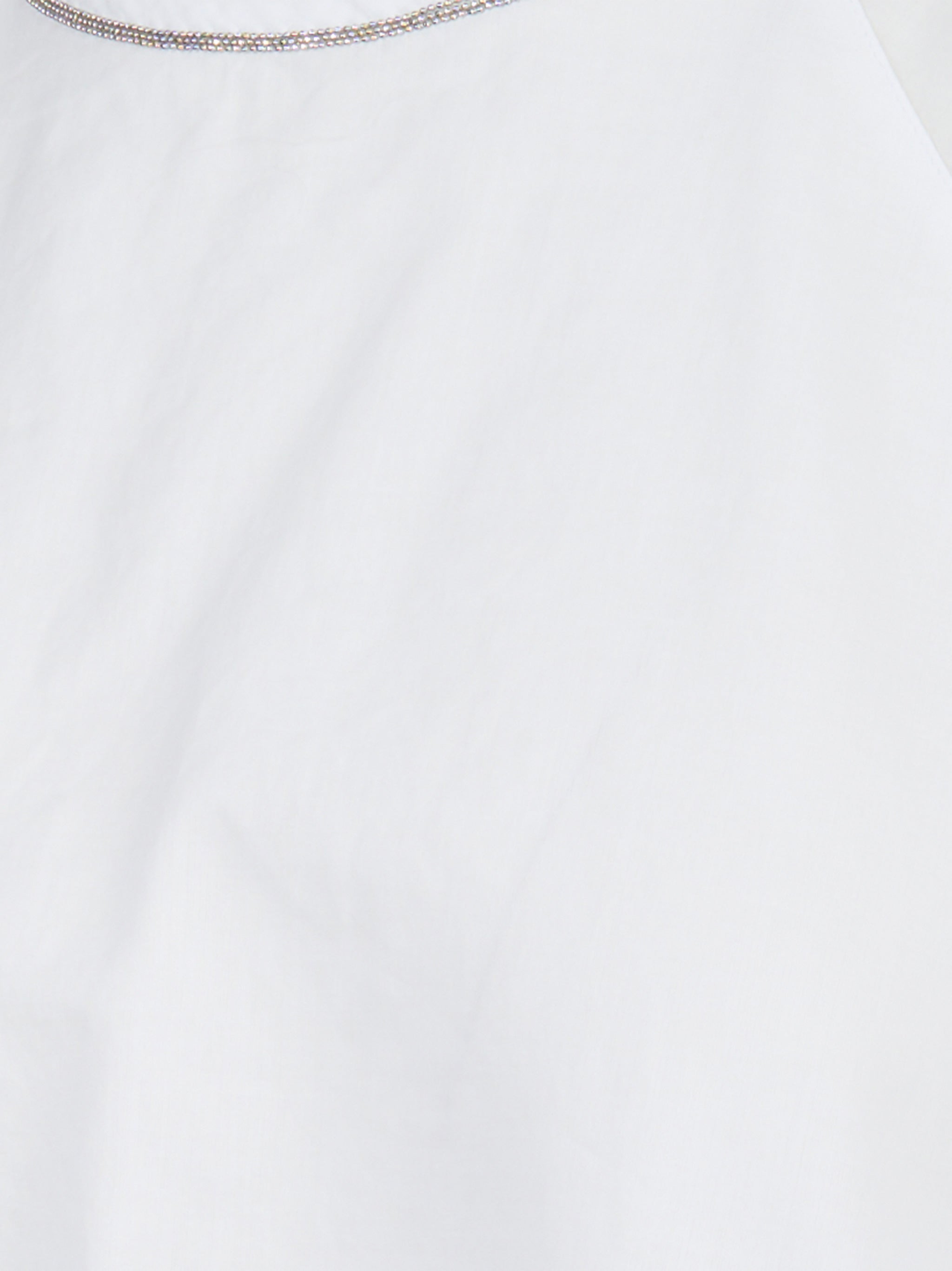 Camicia voile di puro cotone Bianco