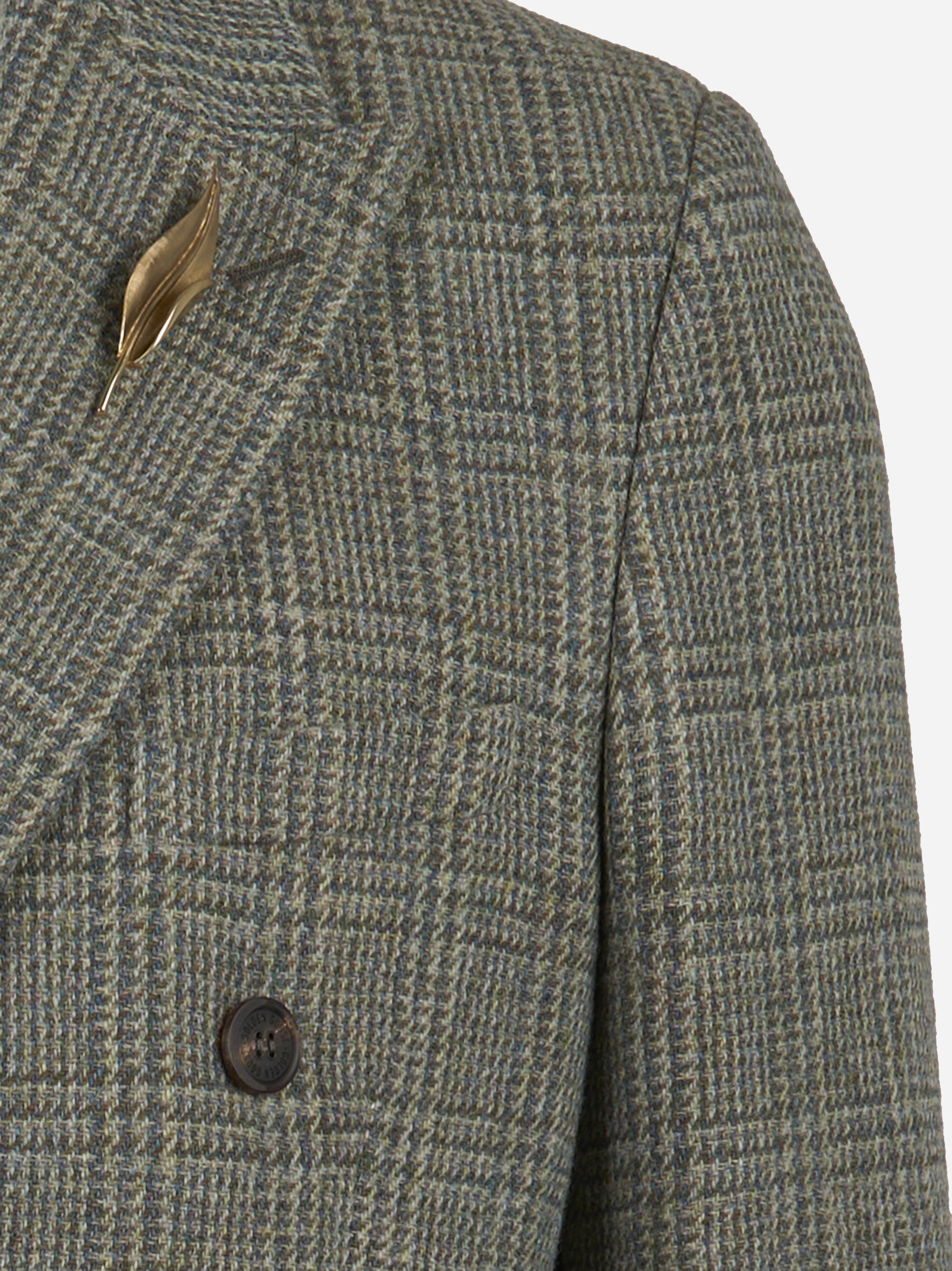 Blazer doppiopetto in shetland Grigio