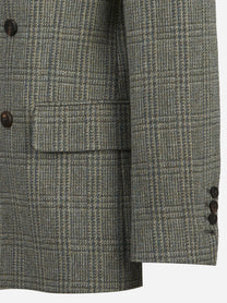 Blazer doppiopetto in shetland Grigio