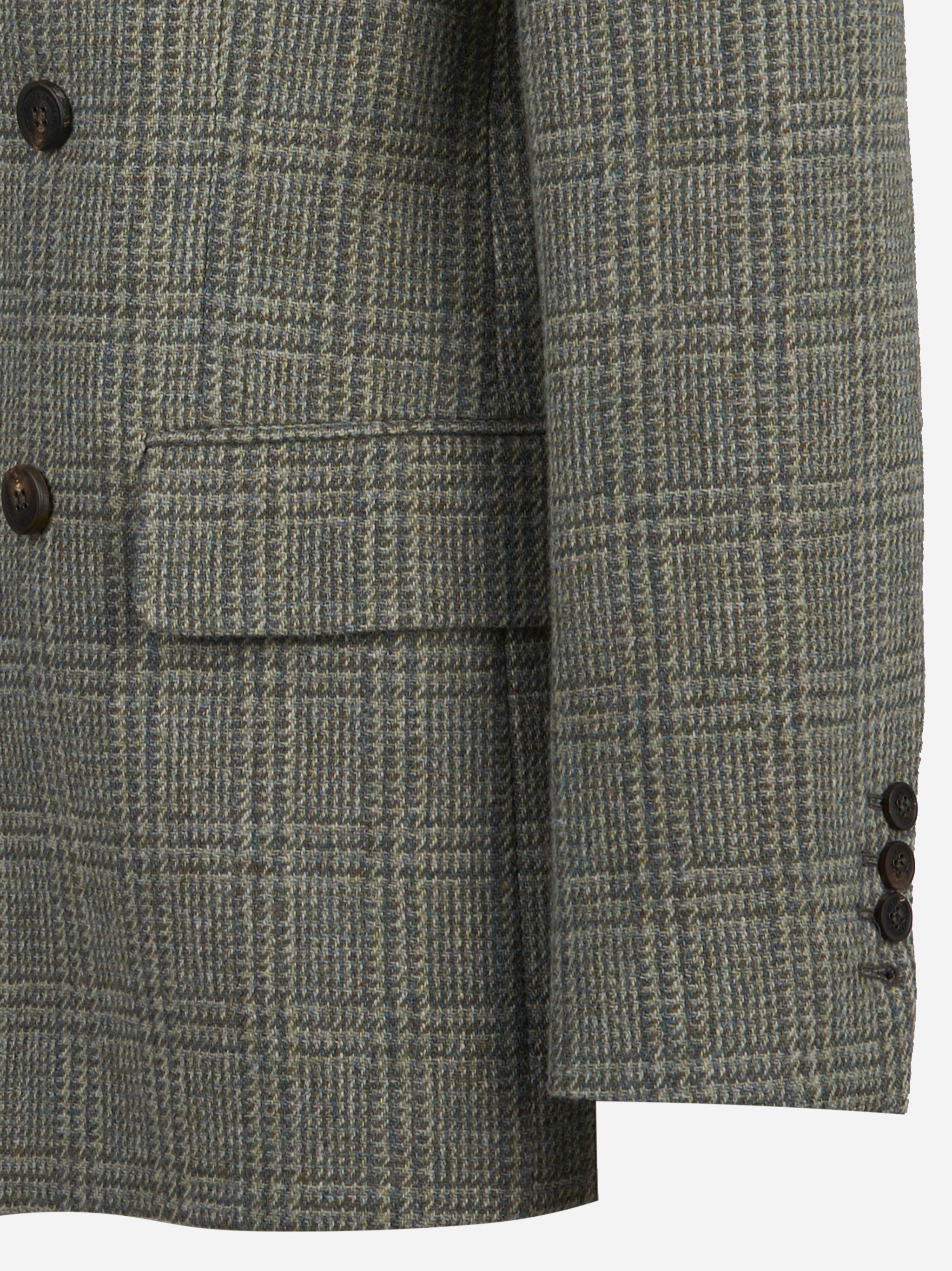 Blazer doppiopetto in shetland Grigio