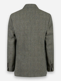Blazer doppiopetto in shetland Grigio
