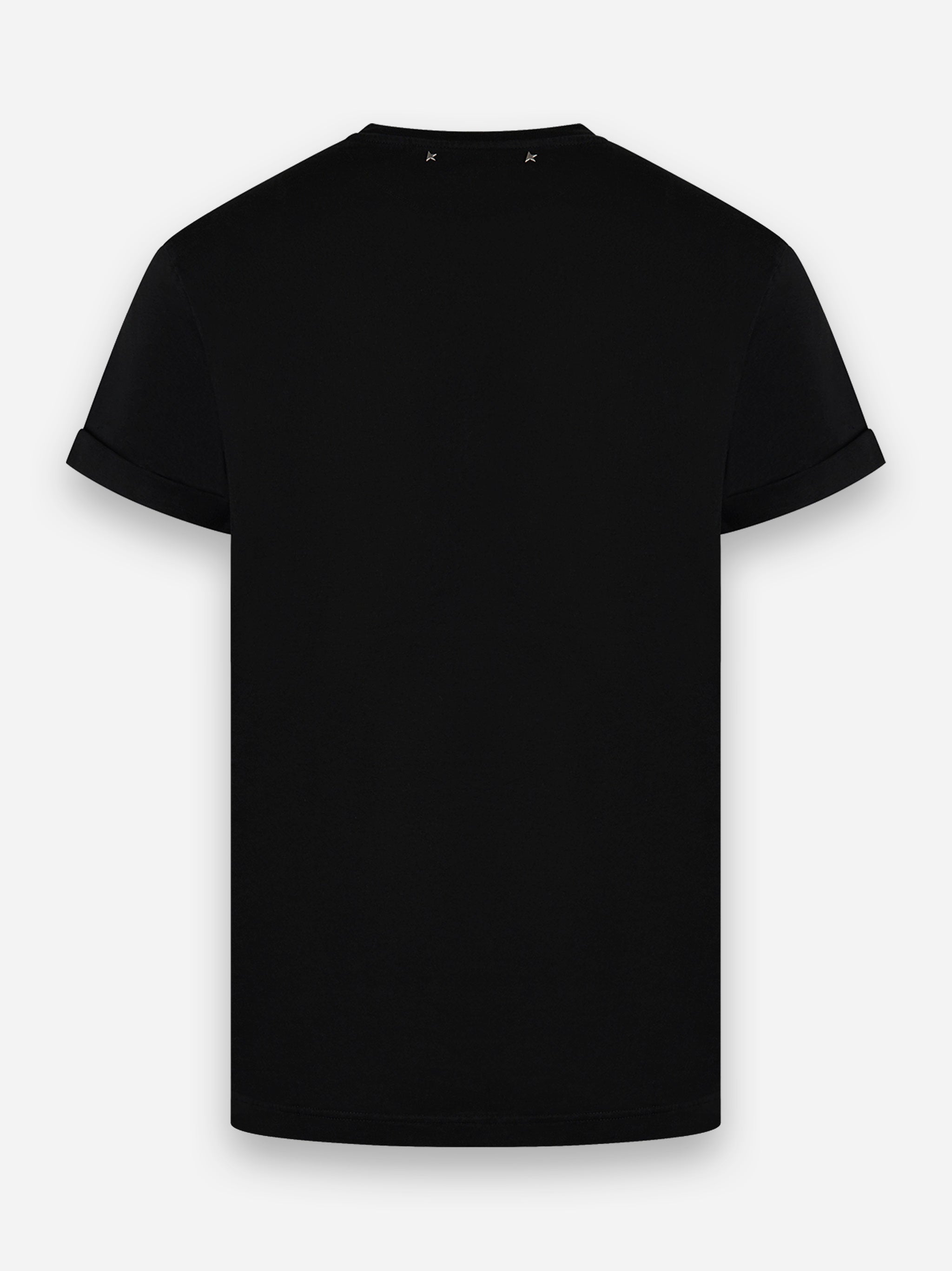 T-shirt Golden m's regolare in jersey di cotone Nero
