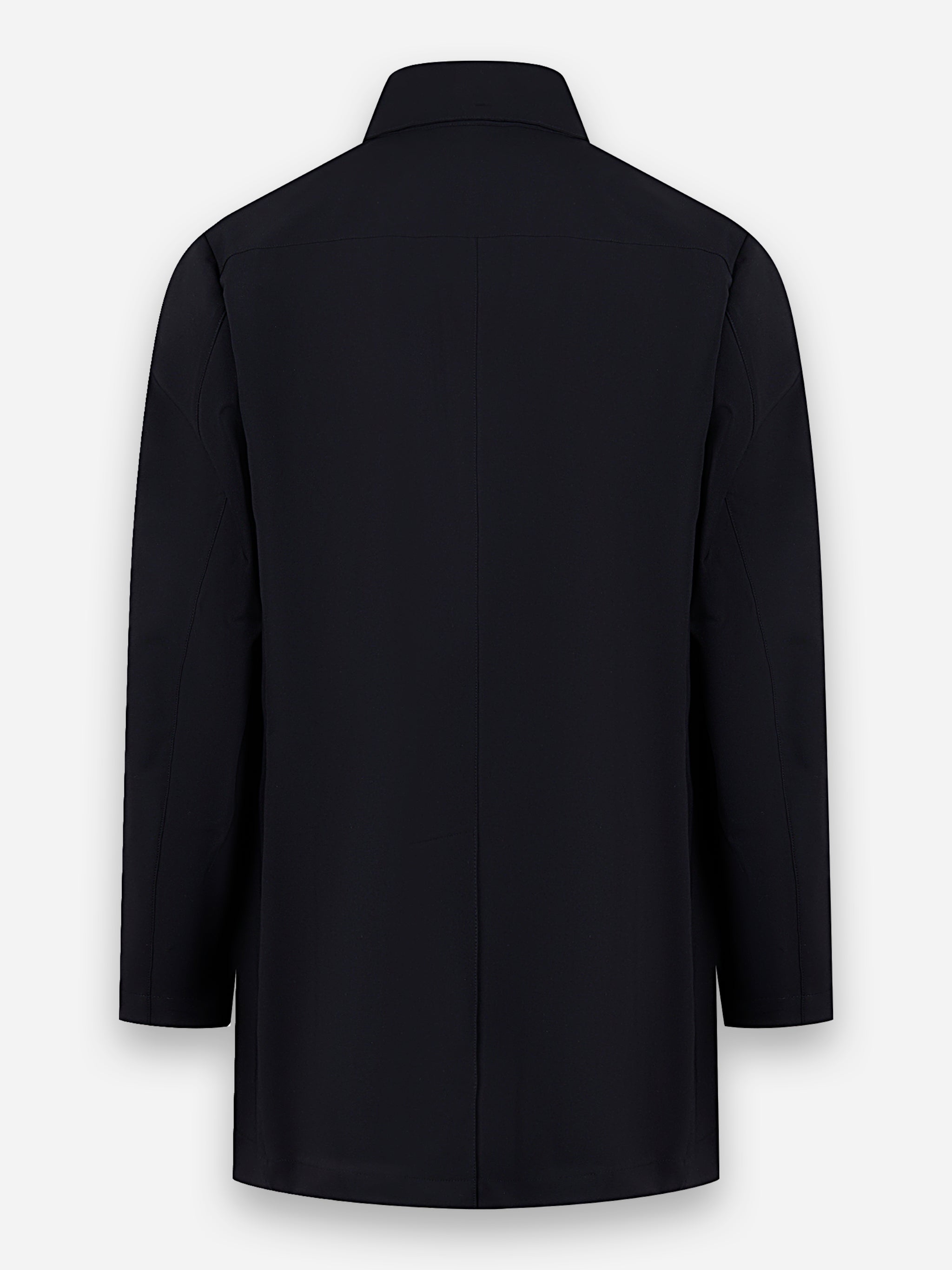 Cappotto in nylon stretch Blu