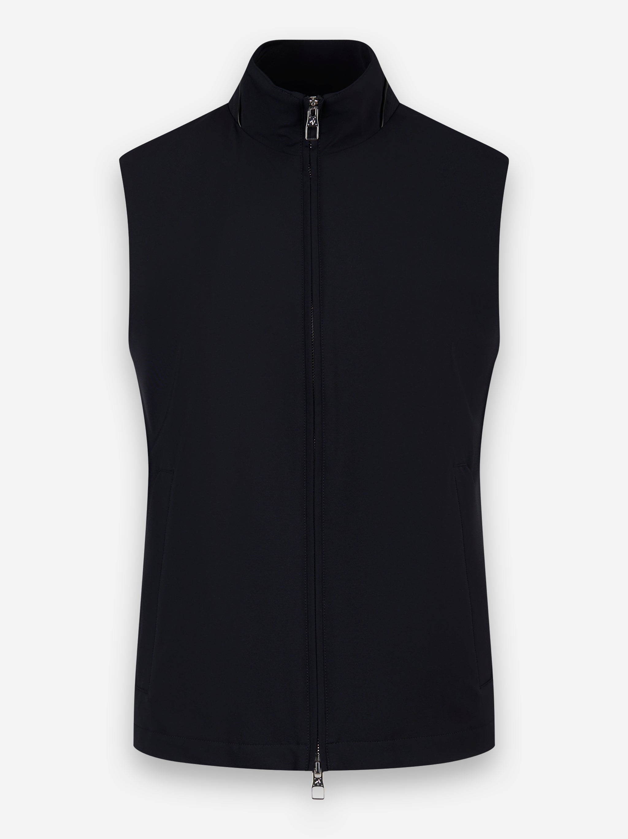 Gilet in nylon stretch Blu