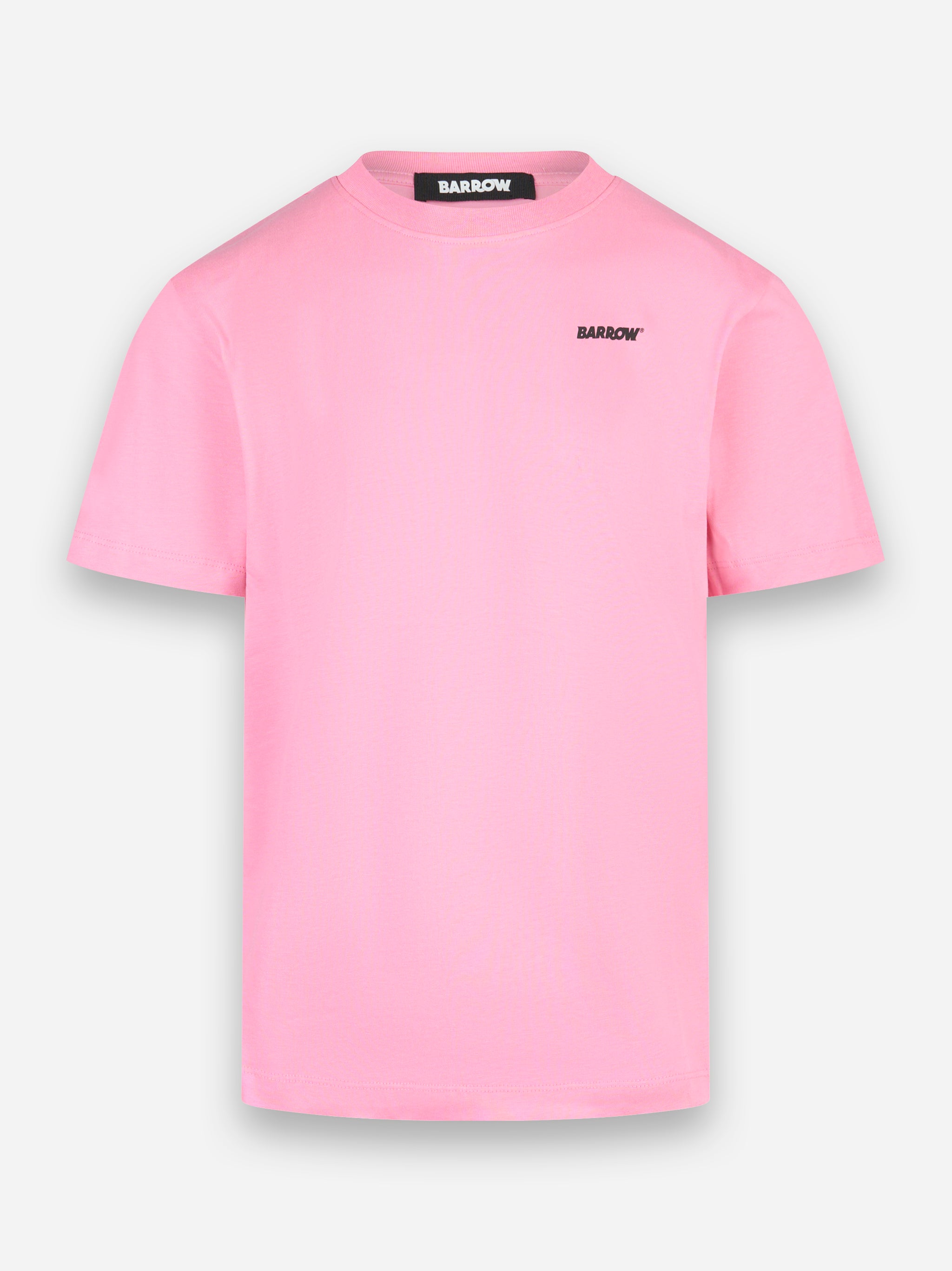 T-shirt con stampa logo Rosa