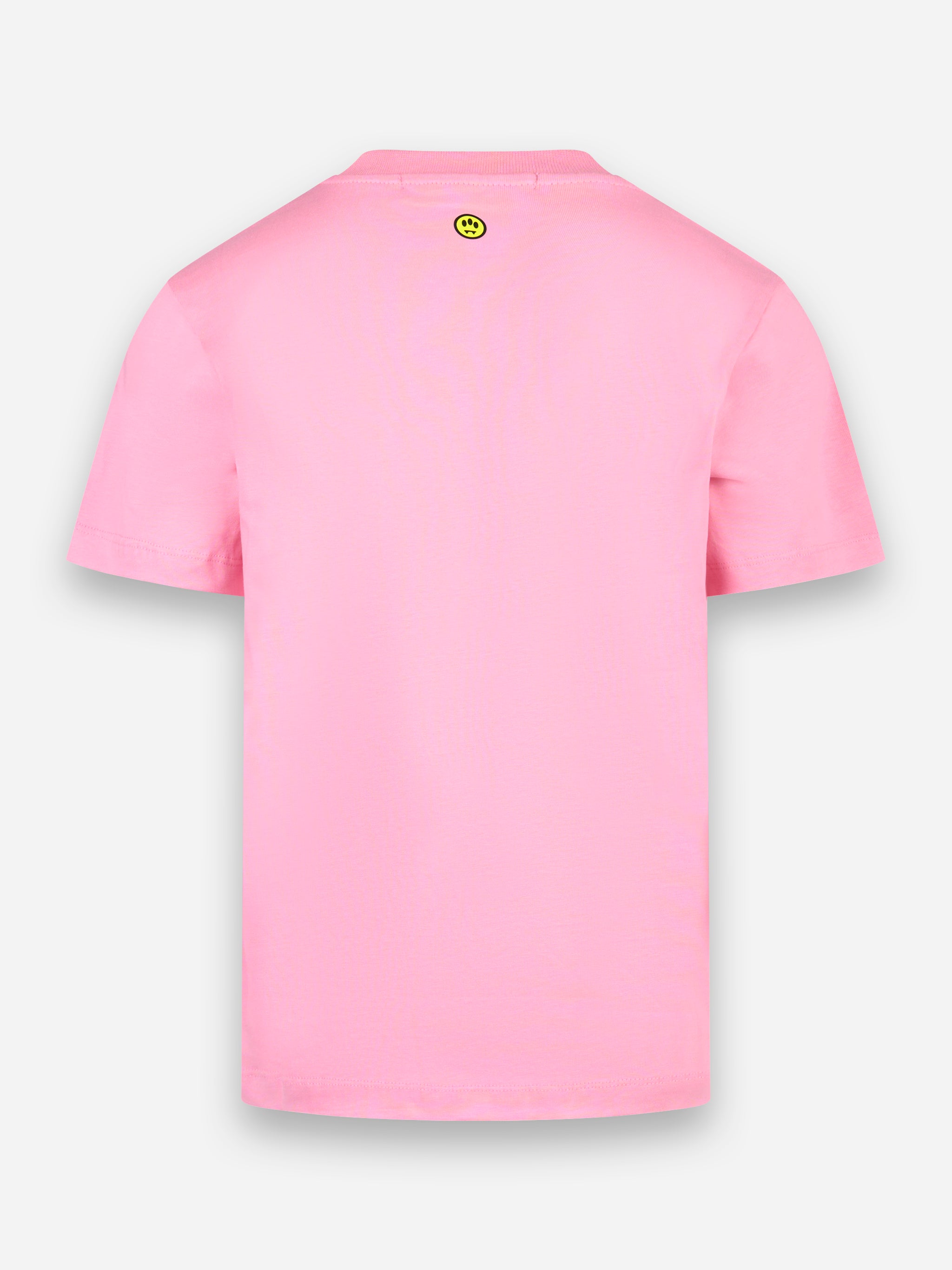 T-shirt con stampa logo Rosa