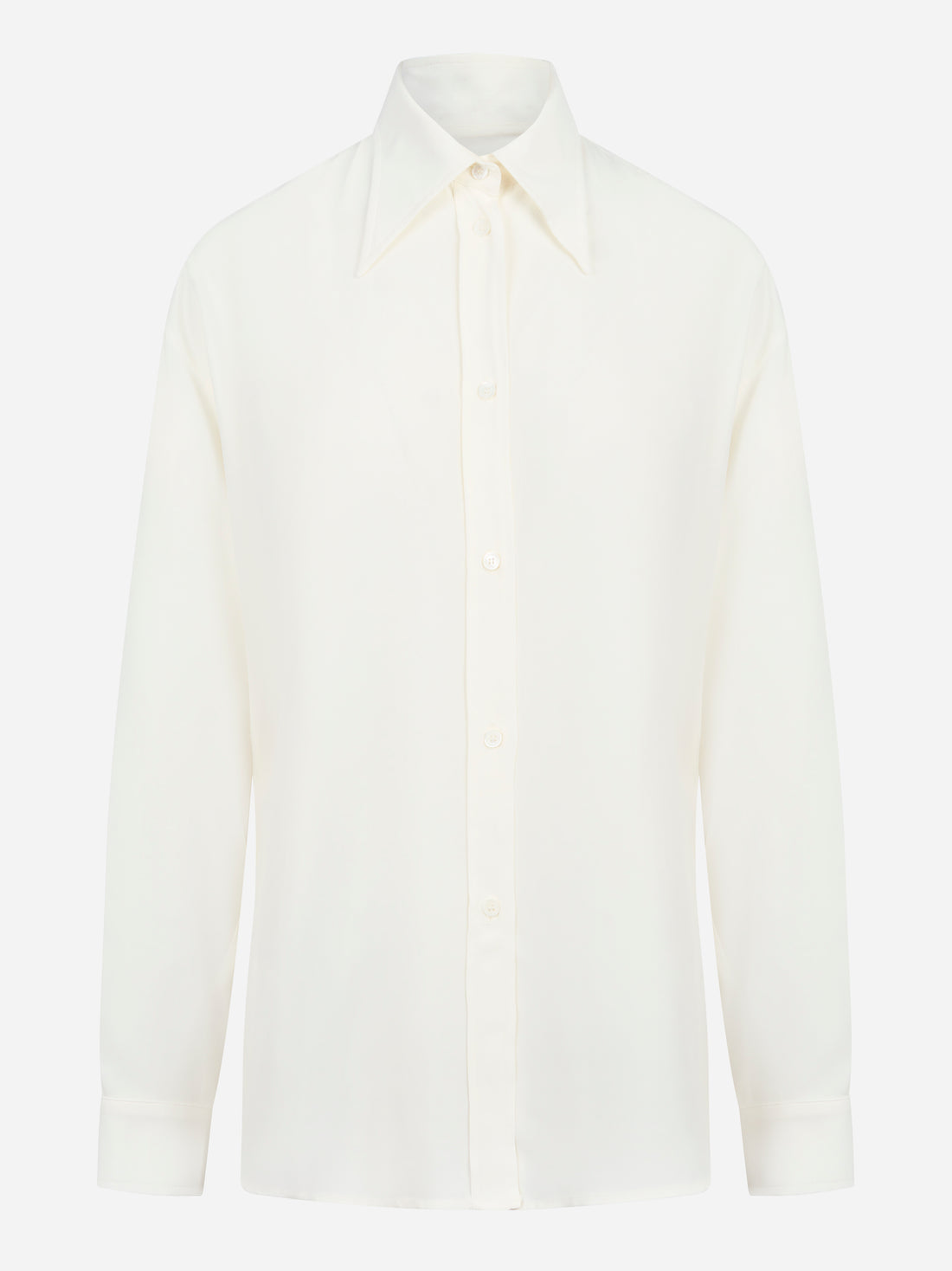 Camicia bianca in viscosa